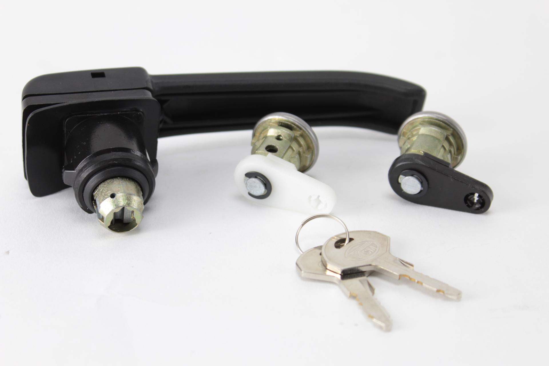 Kit serrure, barillets de porte + poignée arrière pour Renault Express PARTSLINE SC00027