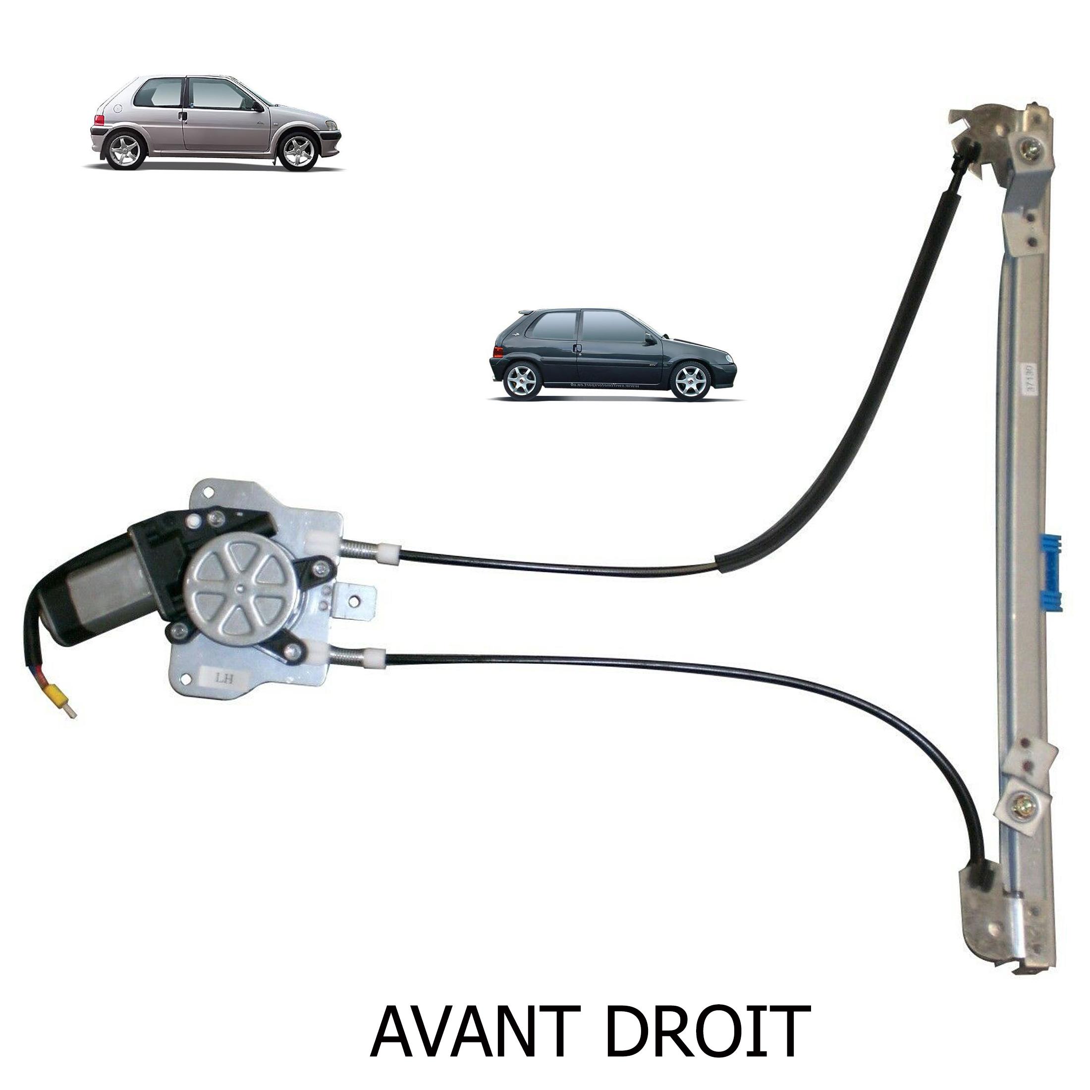 Leve vitre electrique avant droit pour 106 Saxo 3 portes PARTSLINE SC15543
