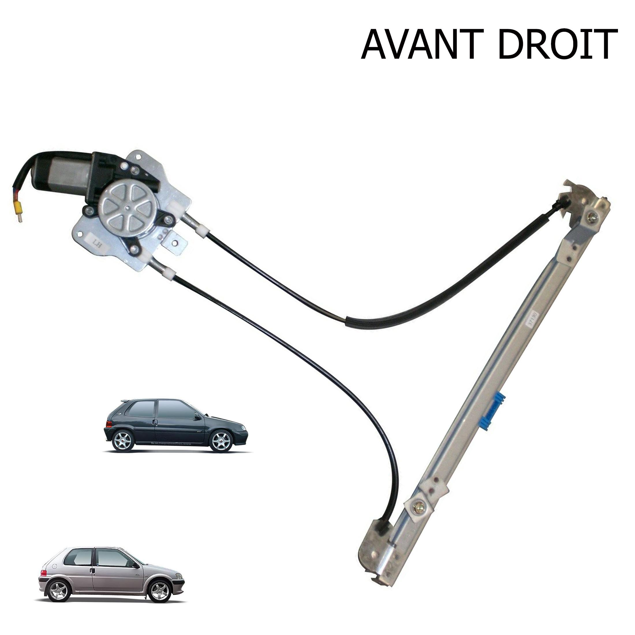 Leve vitre electrique avant droit pour 106 Saxo 3 portes PARTSLINE SC15543