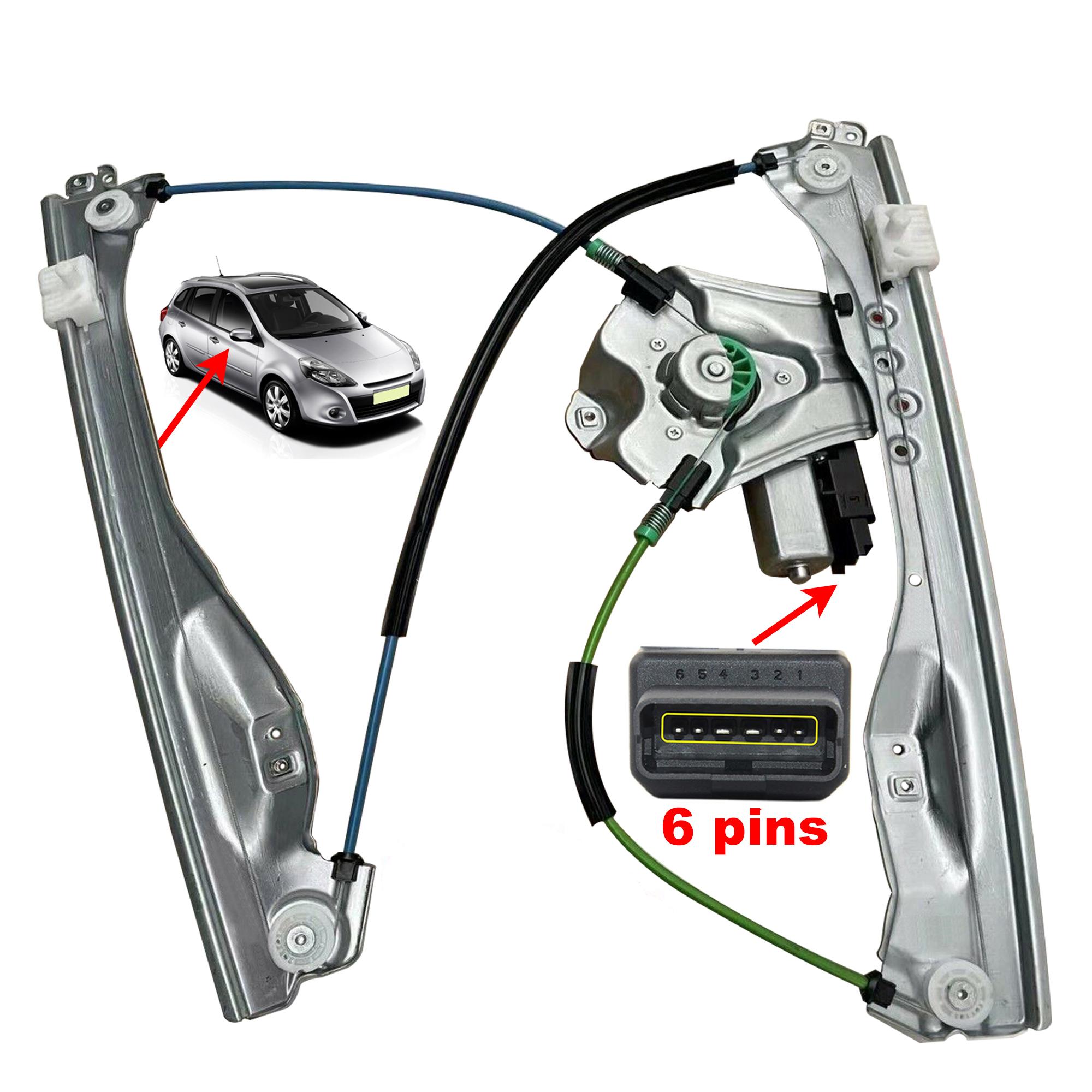 Lève-vitre électrique avec moteur avant droit pour Renault Clio 3 (5 Portes) PARTSLINE SC15579