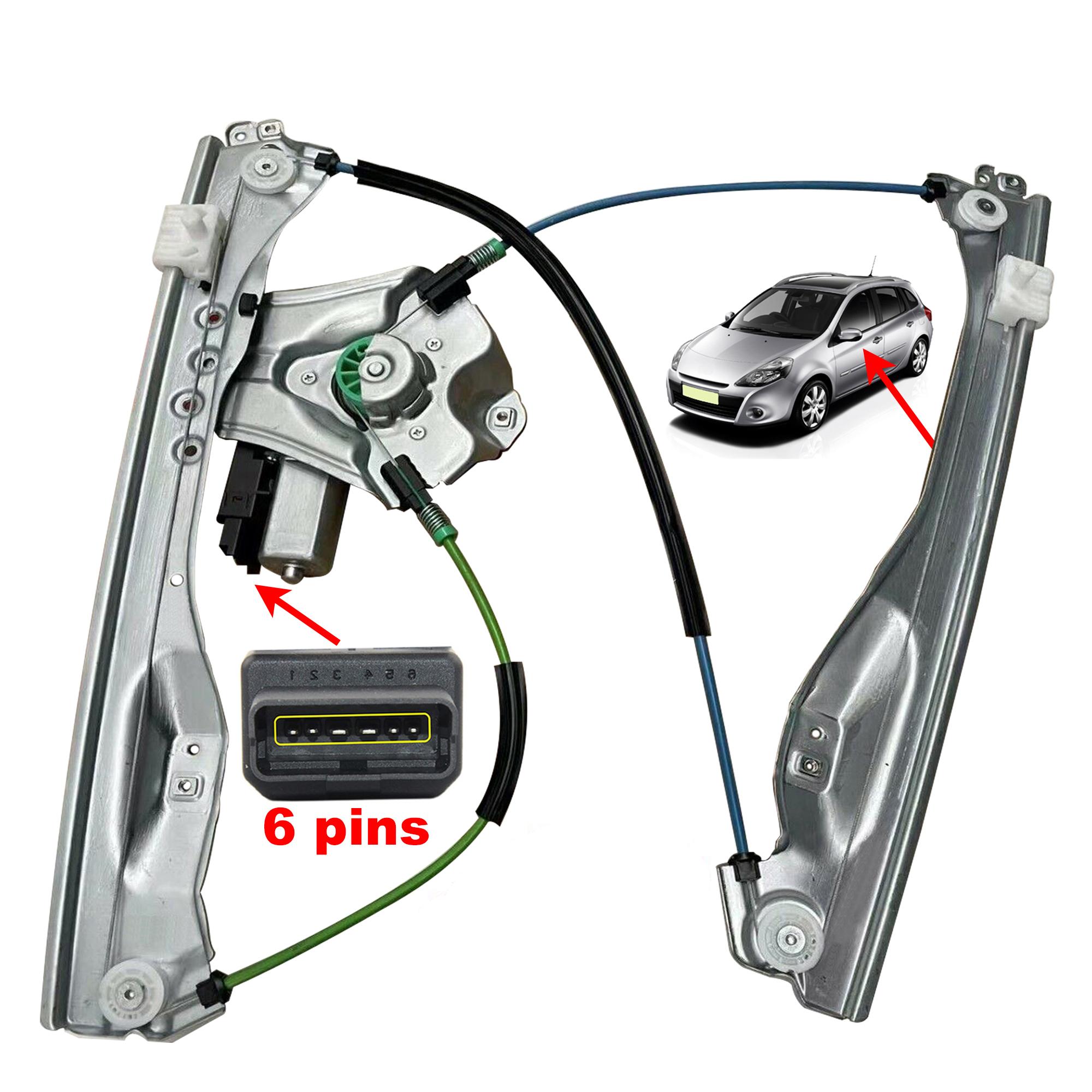 Lève-vitre électrique avec moteur avant gauche pour Renault Clio 3 (5 Portes) PARTSLINE SC15736