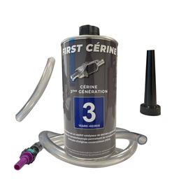 Bidon de 1 litre d'additif FAP Cerine BLEU Diesel HDI + kit de remplissage PARTSLINE SC16154