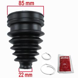 Soufflet de cardan universel coté roue avec graisse + 2 colliers PARTSLINE SC17629