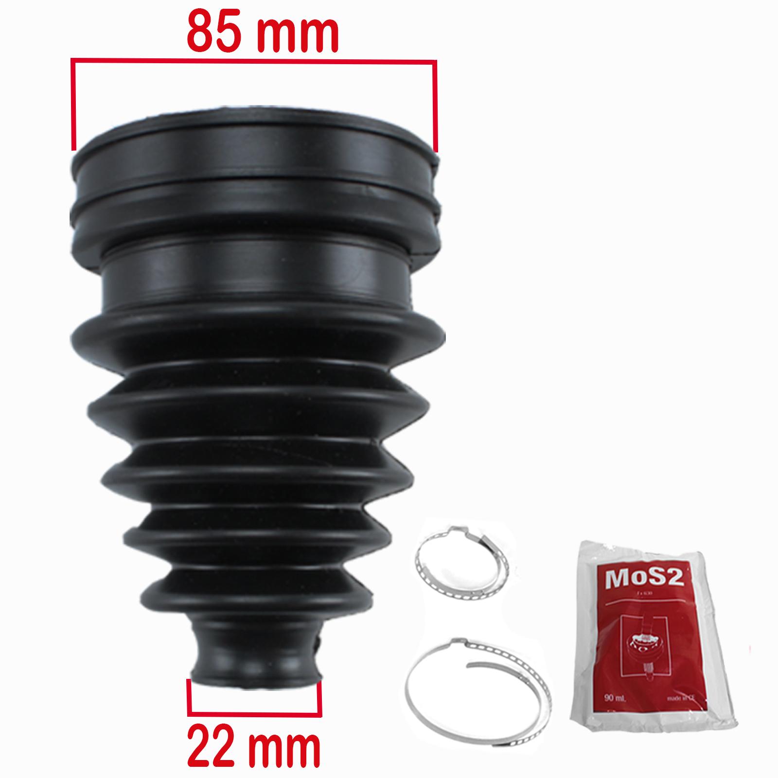 Soufflet de cardan universel coté roue avec graisse + 2 colliers PARTSLINE SC17629