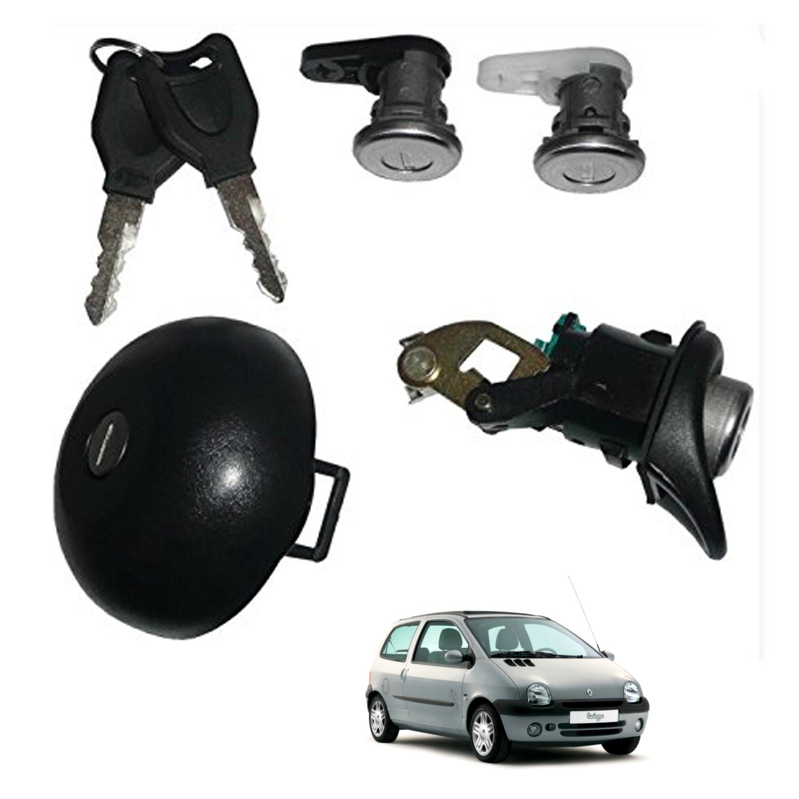 Kit serrures porte coffre bouchon carburant pour Twingo I PARTSLINE SC17925