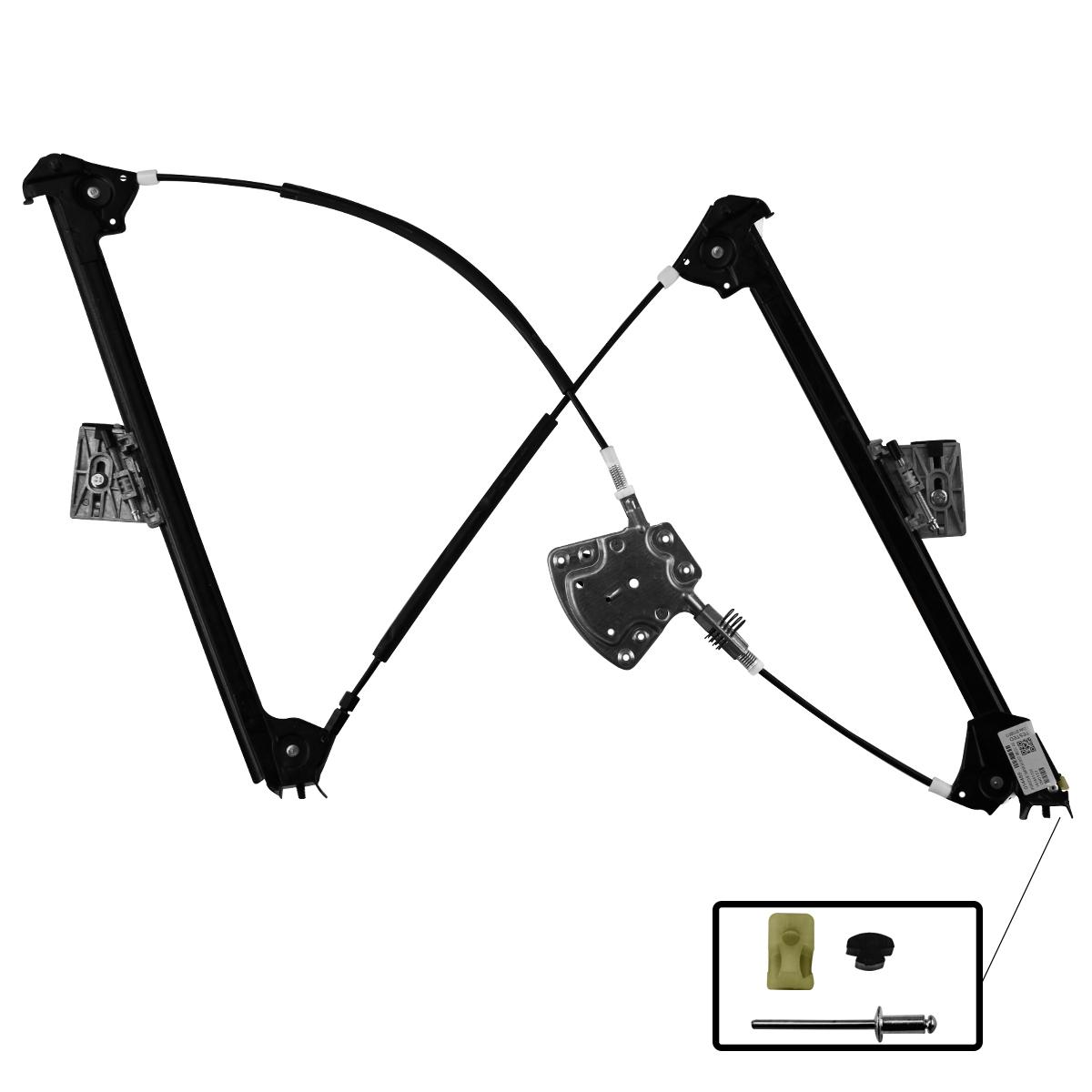 Mécanisme de lève-vitre avant gauche pour Porsche Boxter (986) 911 (996) 1996-2005 PARTSLINE SC17990
