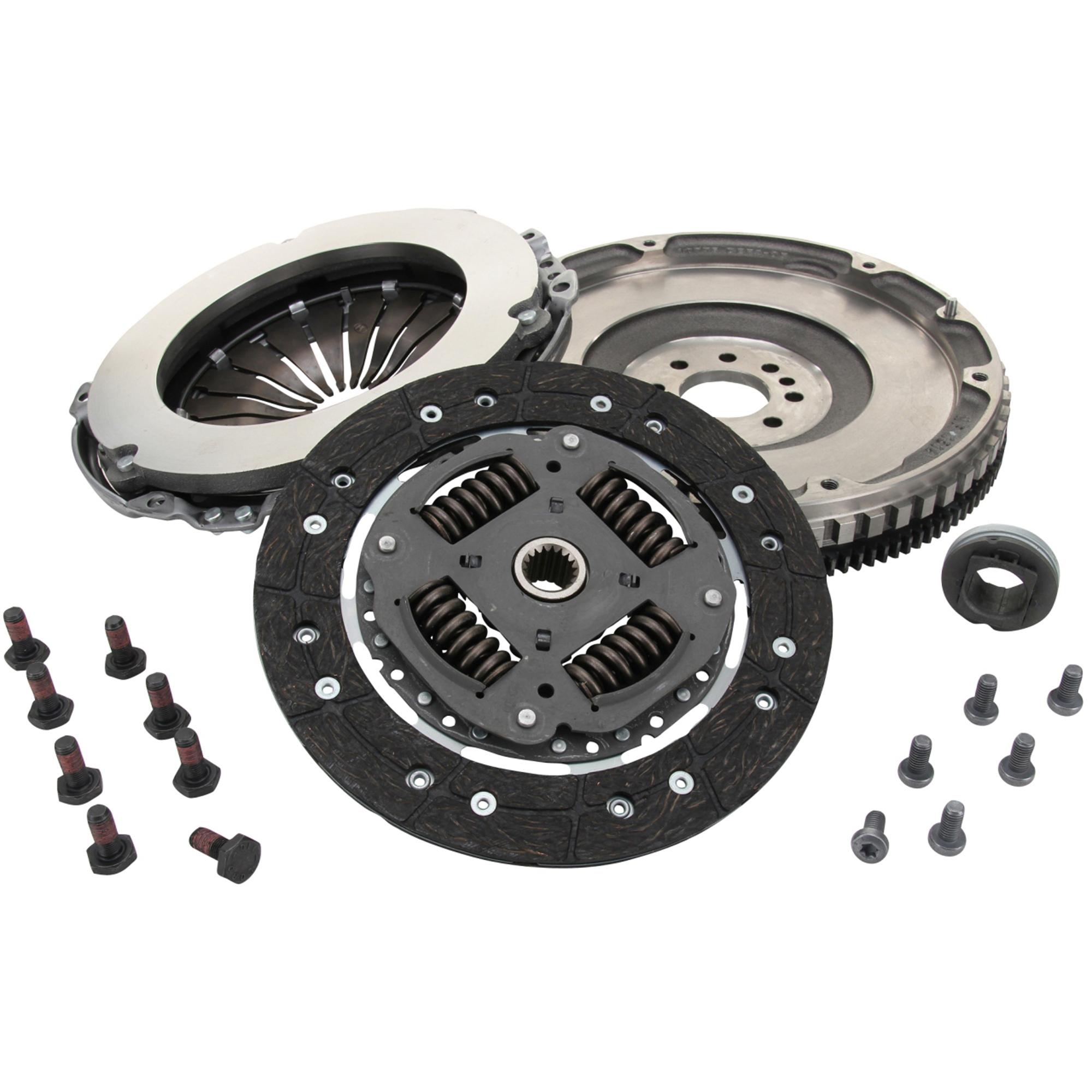 Kit d'embrayage + Volant Moteur rigide pour Peugeot 307 2.0 Hdi 107 / 110 ch PARTSLINE SC18001