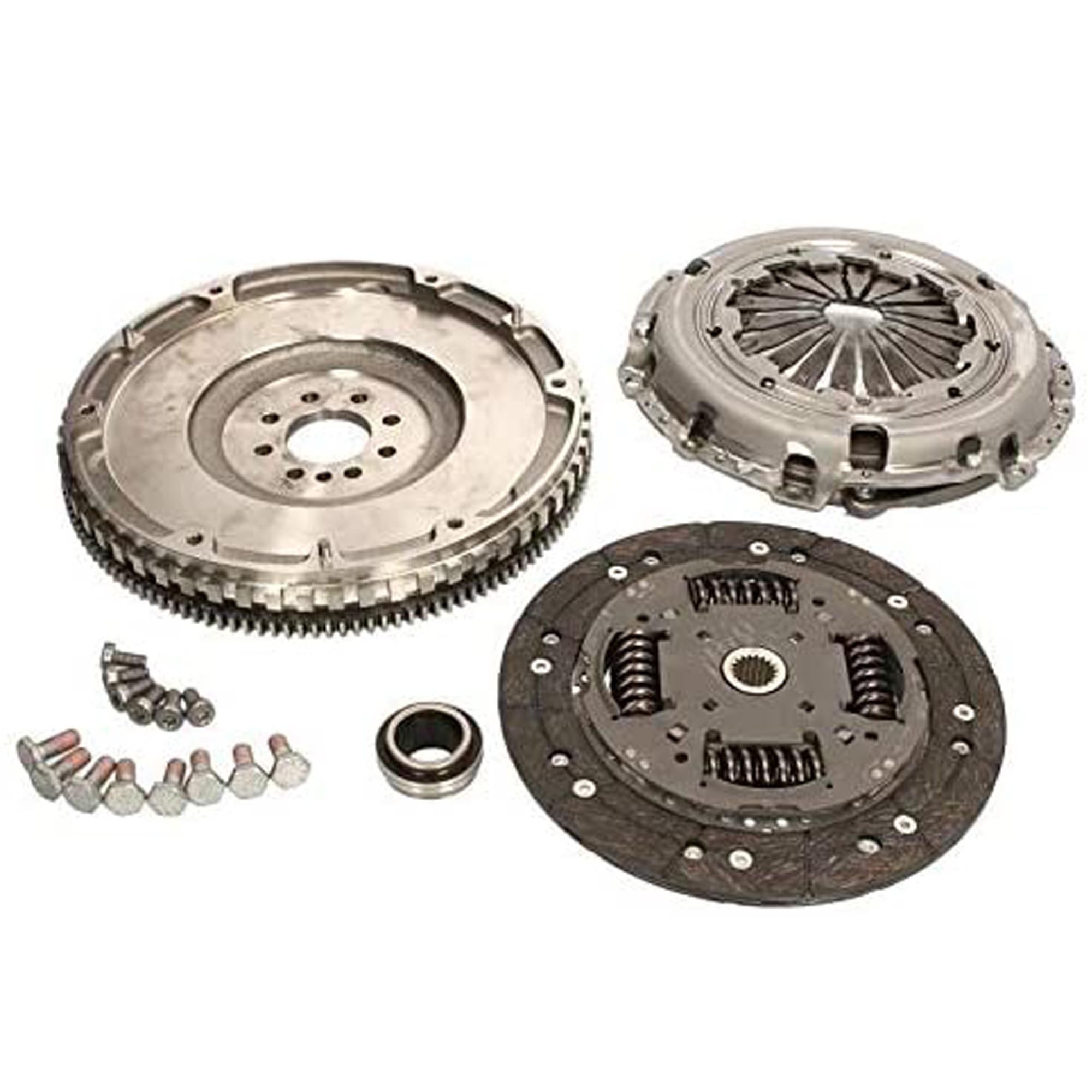 Kit d'embrayage + Volant Moteur rigide pour Peugeot 307 2.0 Hdi 107 / 110 ch PARTSLINE SC18001
