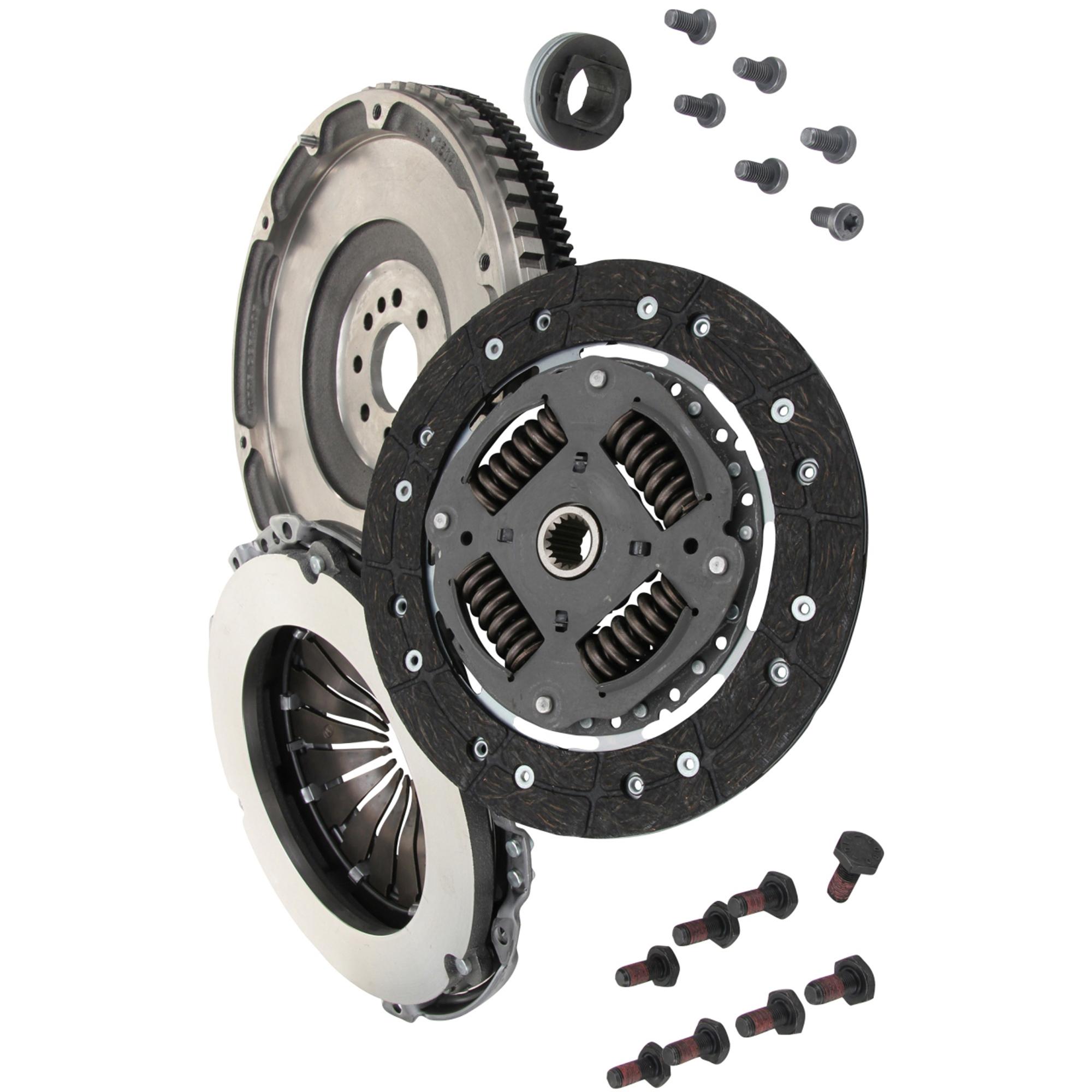 Kit d'embrayage + Volant Moteur rigide pour Peugeot 307 2.0 Hdi 107 / 110 ch PARTSLINE SC18001