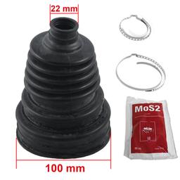 Soufflet de cardan universel coté roue avec graisse + 2 colliers pour Utilitaire PARTSLINE SC19508