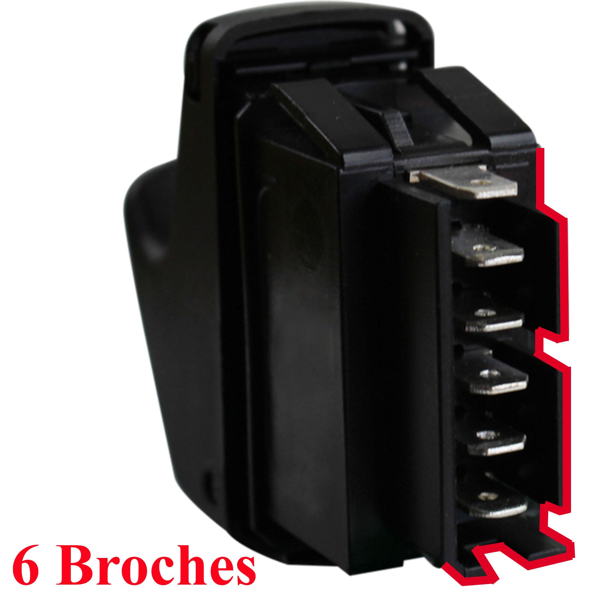 Bouton de lève-vitre avant droit pour Renault Clio Kangoo Megane depuis 1995 PARTSLINE SC24023