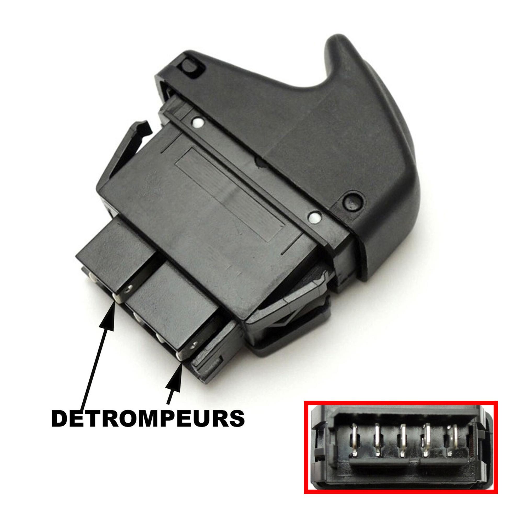 Bouton de lève-vitre avant gauche ou droit pour Renault Clio Kangoo Megane PARTSLINE SC24139