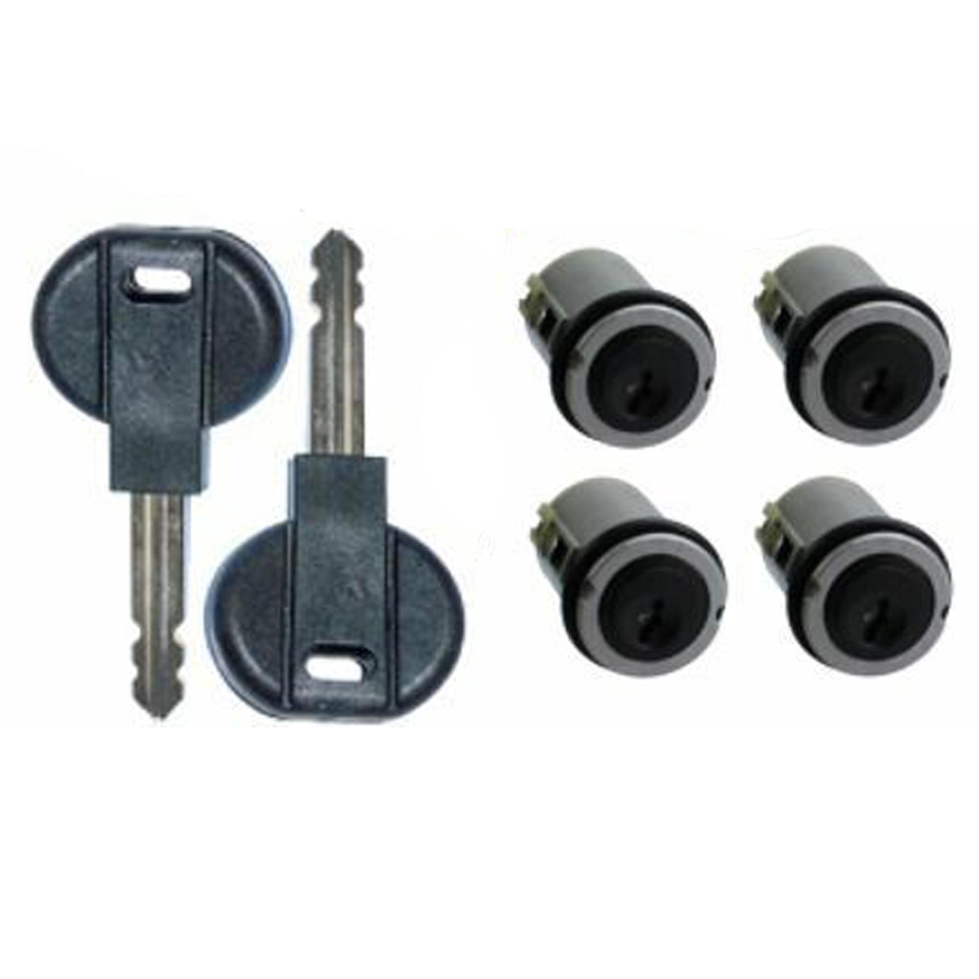 Barillet, serrure de porte pour Citroën, Fiat, Lancia et Peugeot (1994-2003) PARTSLINE SC24295