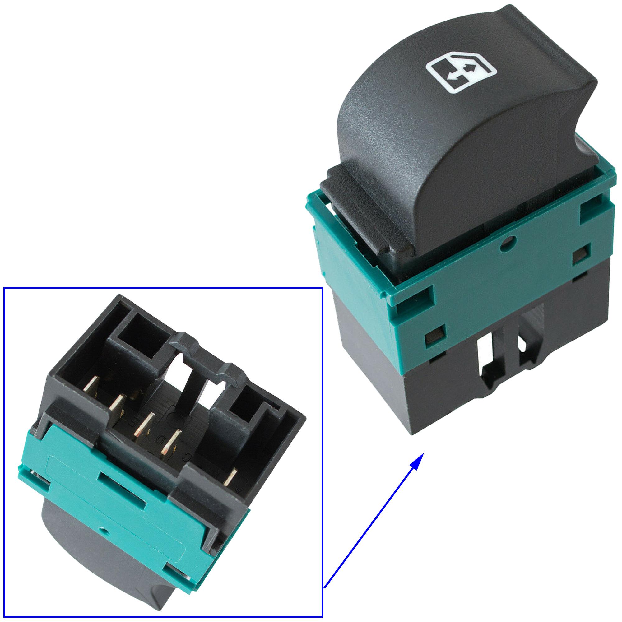 Bouton avant gauche controle le leve vitre passager pour Doblo Idea Musa PARTSLINE SC32702