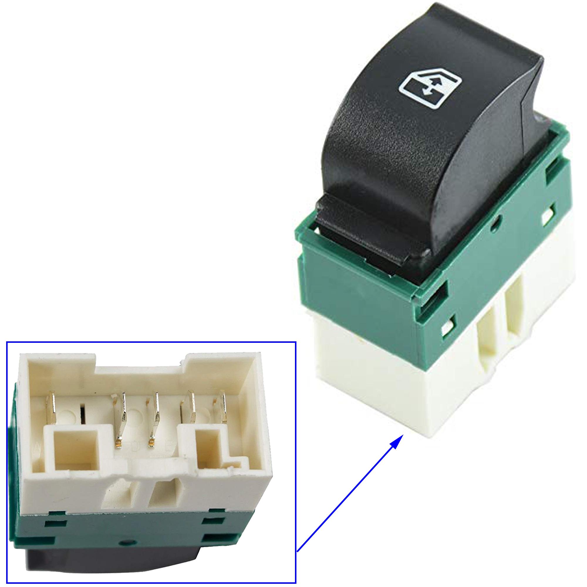 Bouton leve vitre avant gauche pour Doblo Idea Musa PARTSLINE SC32703