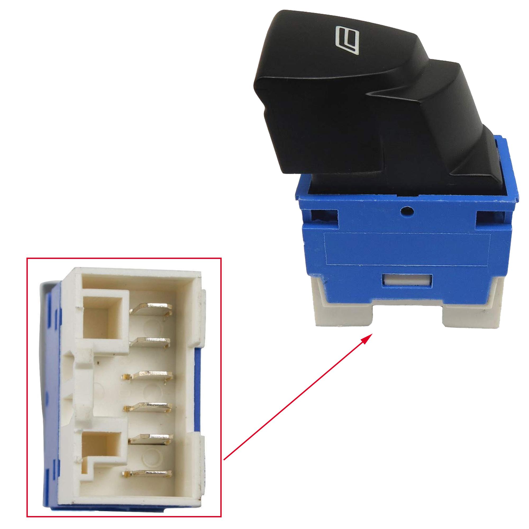 Bouton de lève-vitre avant droit pour Citroën Jumper Fiat Ducato Peugeot Boxer PARTSLINE SC32706