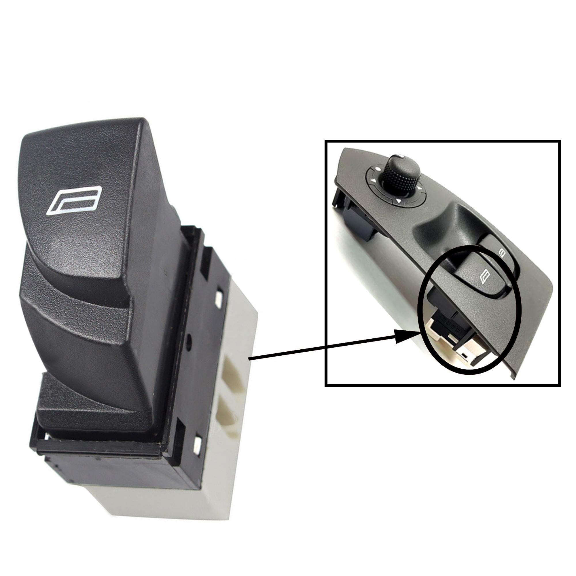 Bouton de lève-vitre avant gauche pour Citroën Jumper Fiat Ducato Peugeot Boxer PARTSLINE SC32708