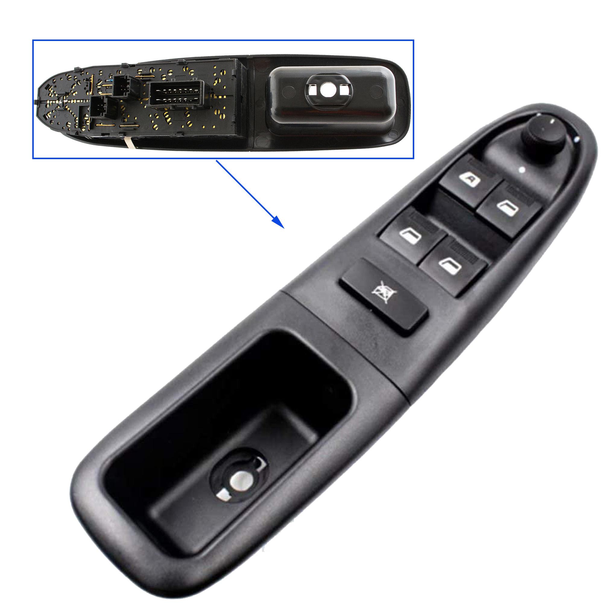 Platine Bouton de lève-vitre et rétroviseurs pour Peugeot 406 PARTSLINE SC32748