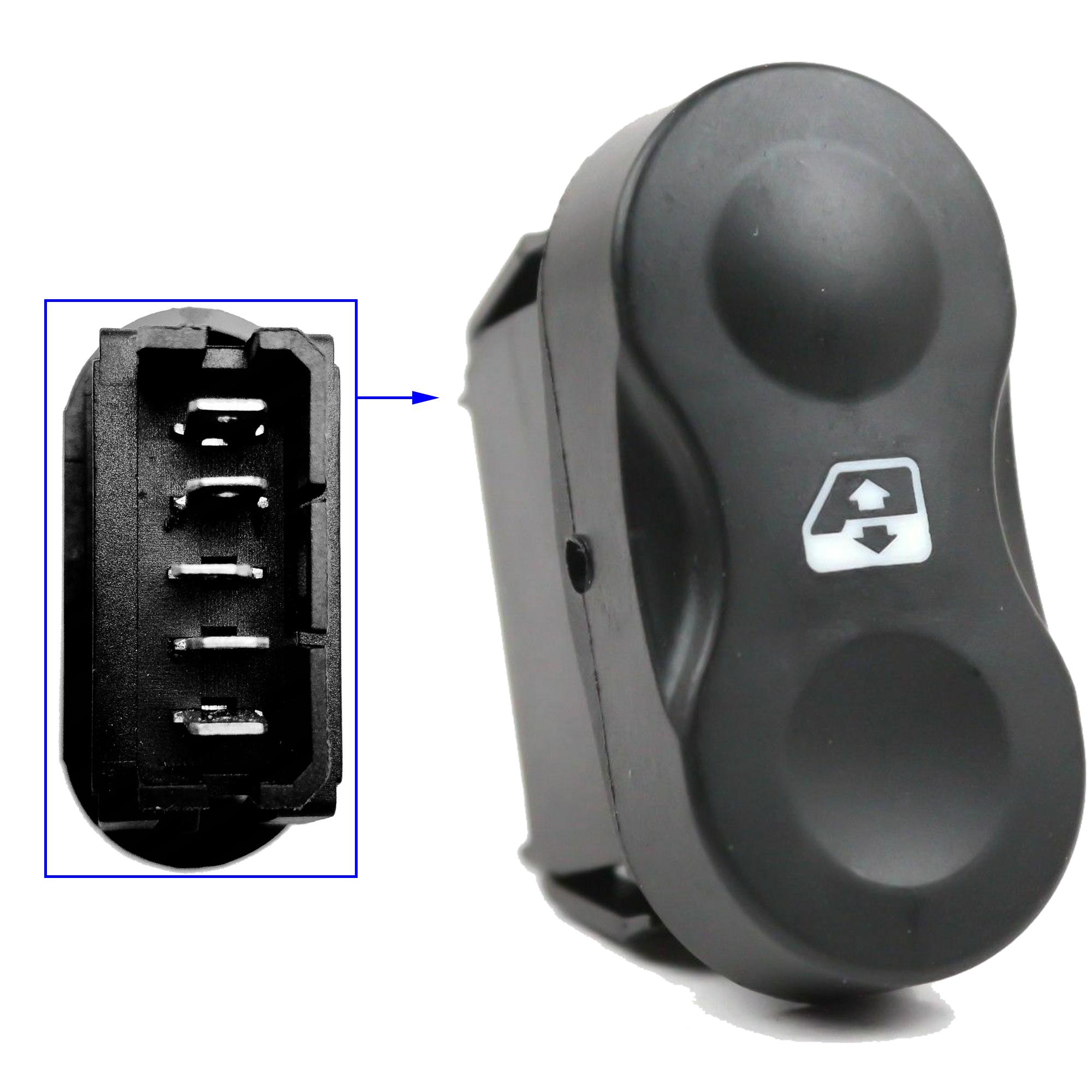 Bouton de lève-vitre avant gauche et droit pour Dacia Duster Logan Sandero PARTSLINE SC32759