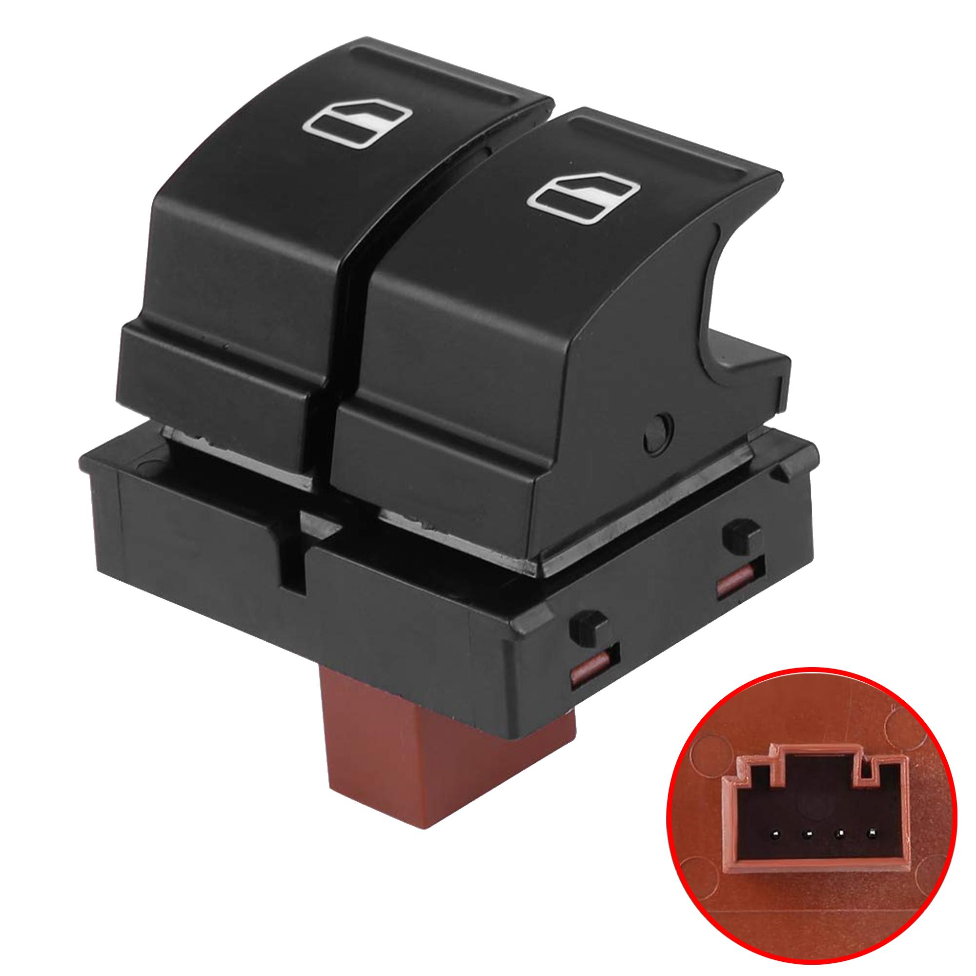 Bouton lève-vitre avant gauche pour Skoda Fabia Octavia Roomster Yeti 2004-2017 PARTSLINE SC32797