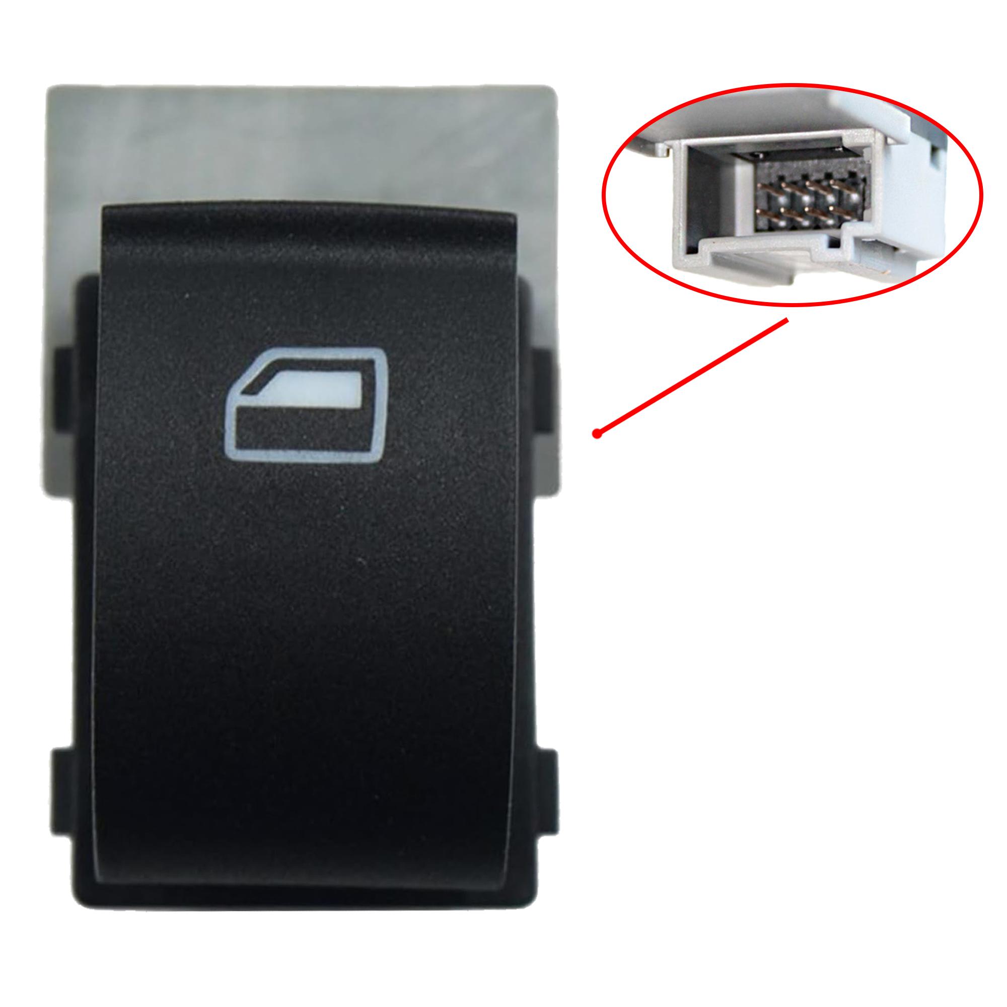 Bouton de lève-vitre avant droit pour Audi A3 (8L) et A4 (C5) (1996-2005) PARTSLINE SC32803