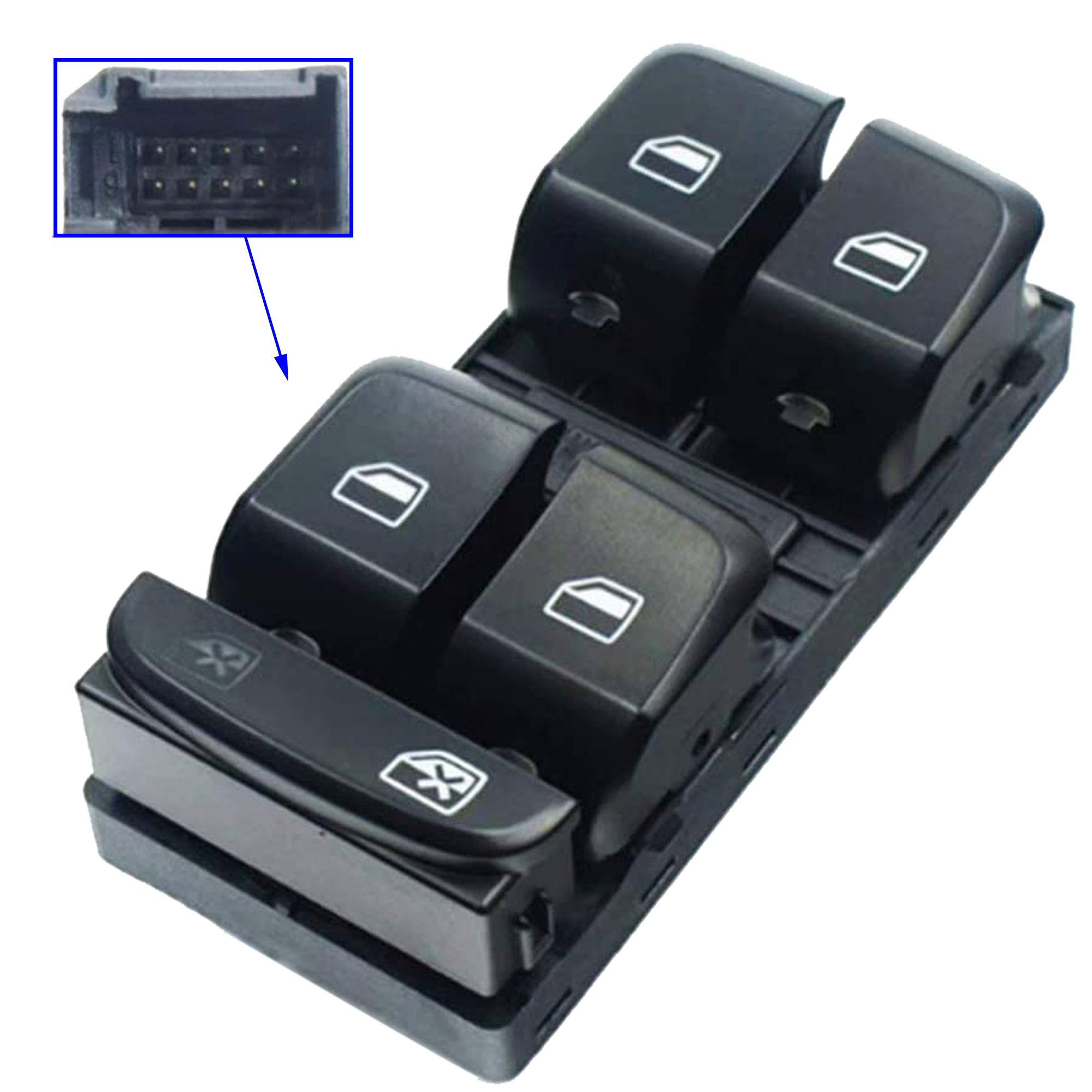 Platine bouton leve vitre avant gauche pour Audi A4 B8 A5 Q5 PARTSLINE SC32810