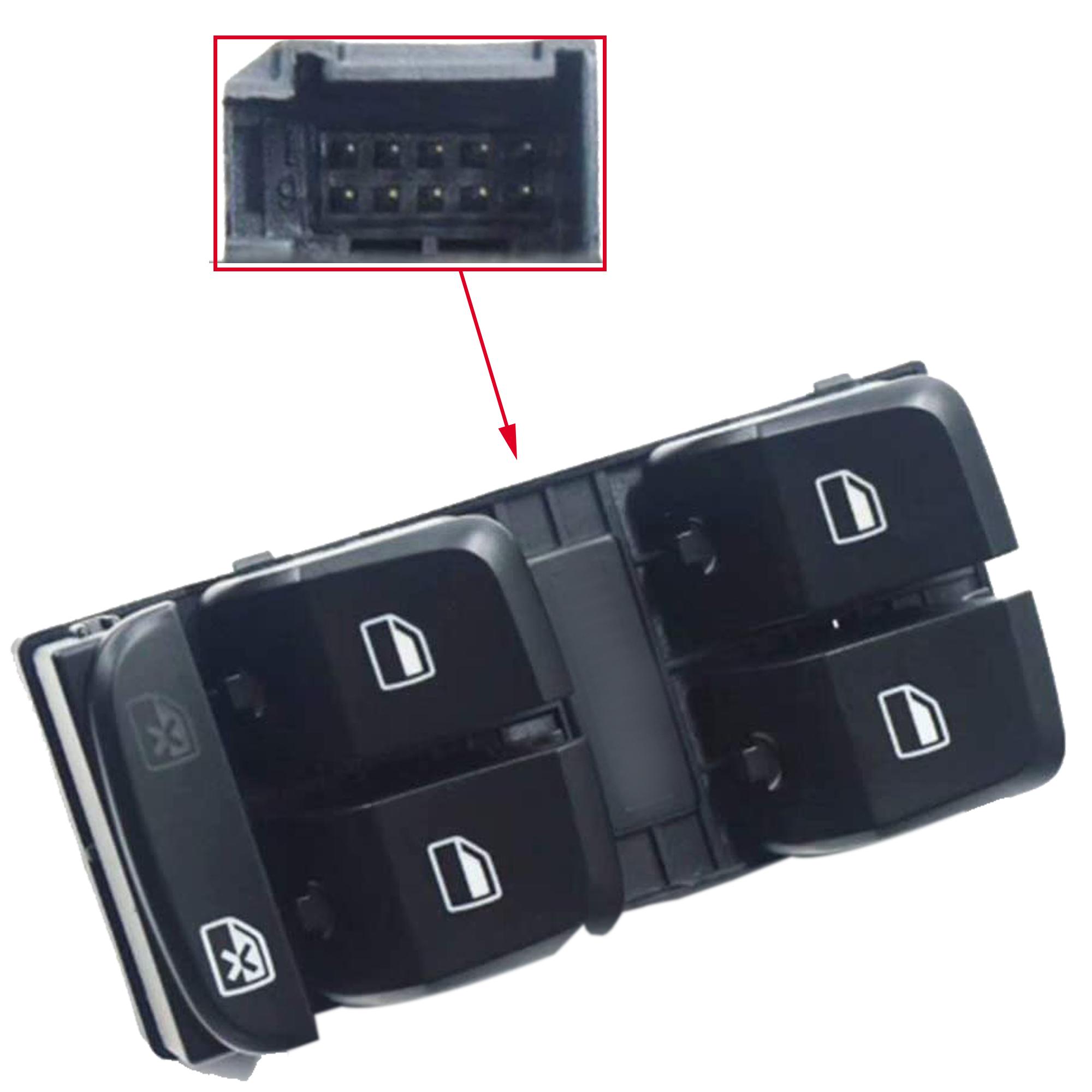 Platine bouton leve vitre avant gauche pour Audi A4 B8 A5 Q5 PARTSLINE SC32810