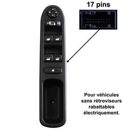 Bouton de lève-vitre avant gauche pour Peugeot 207 (2006-2015) PARTSLINE SC32845