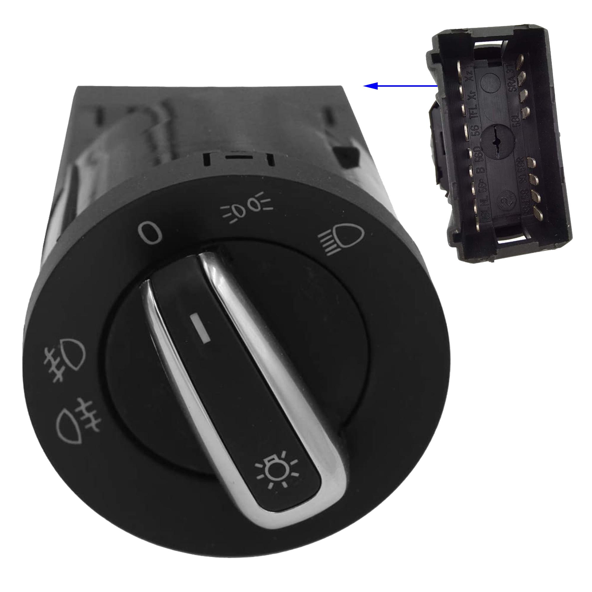 Bouton, commande d'éclairage phare feux pour Seat, Skoda, VW PARTSLINE SC32879