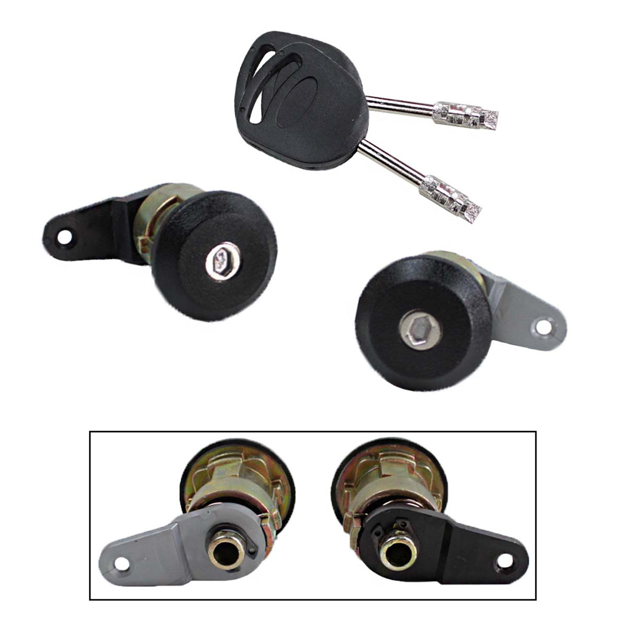 Barillet, serrure de porte pour Ford Courier, Escort, Fiesta et Ka (1995-2008) PARTSLINE SC32914