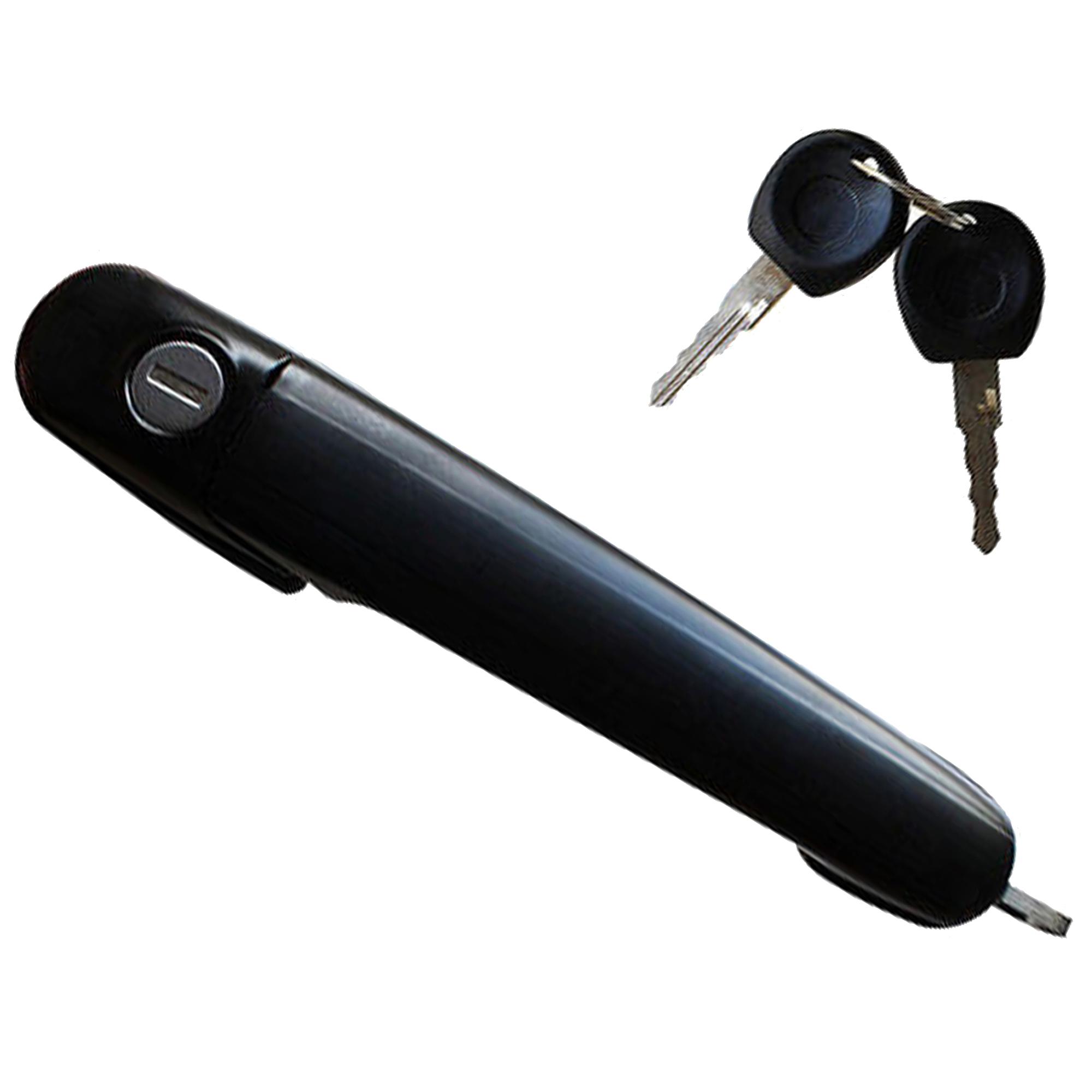 Poignée porte extérieure avant gauche ou droite + serrure + 2 clés pour VW Polo 6n PARTSLINE SC33093