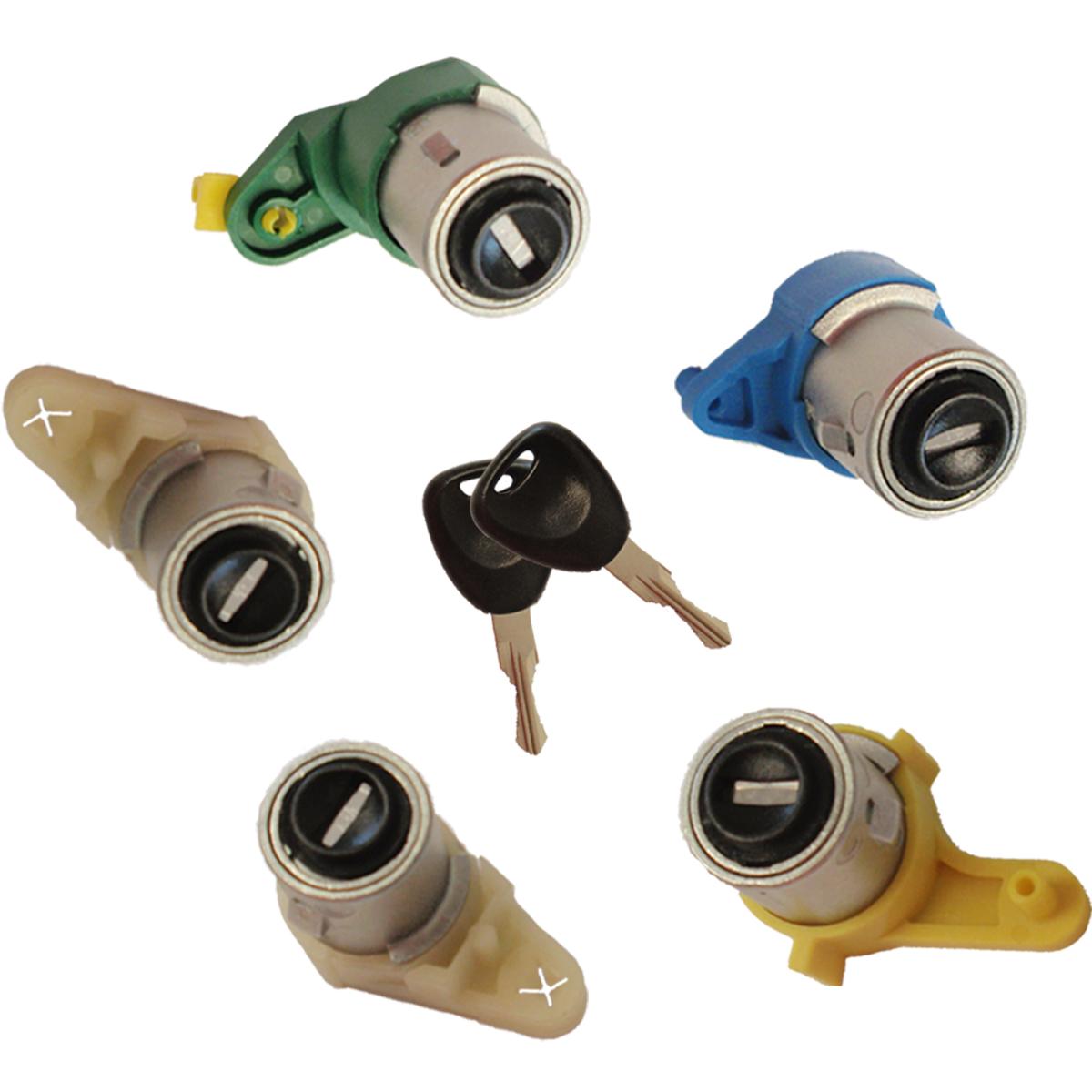 Kit serrure, barillets de porte, Trappe + antivol de direction pour Renault Kangoo PARTSLINE SC33185