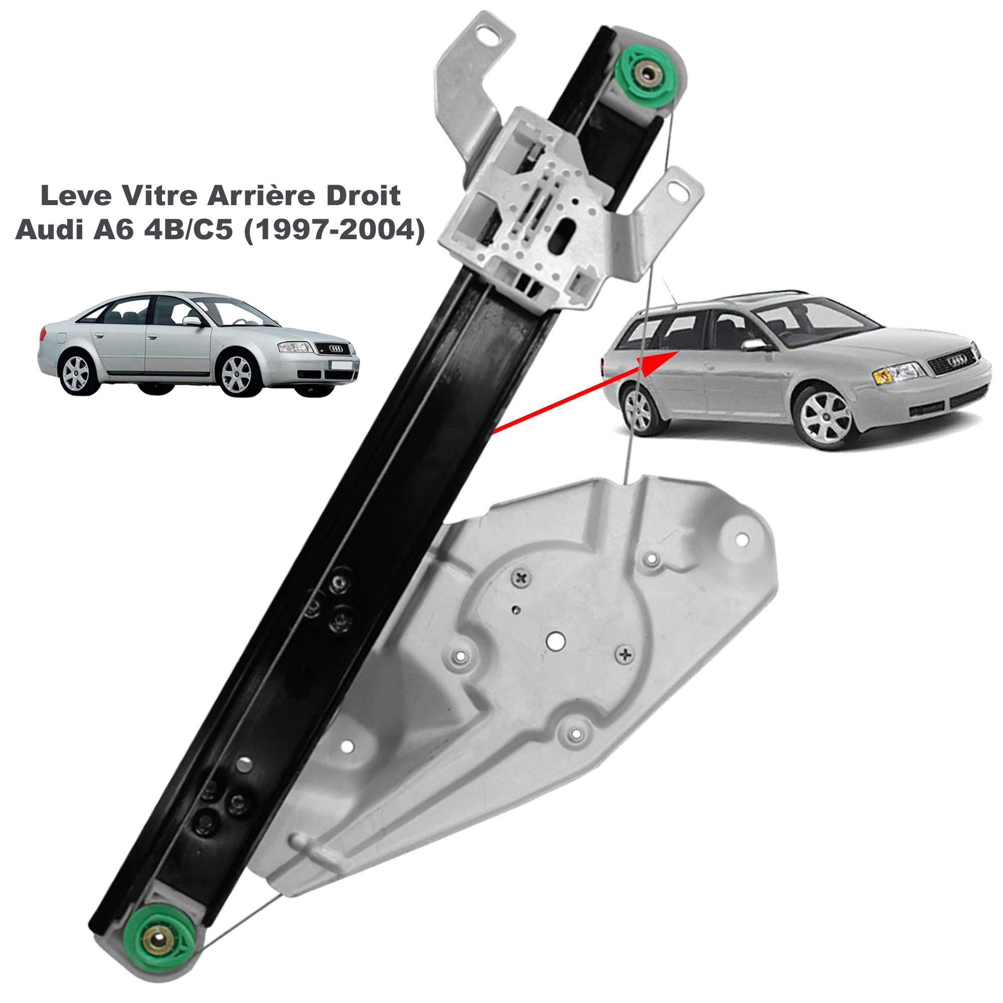 Mécanisme de lève-vitre arrière droit pour Audi A6 (1997-2004)