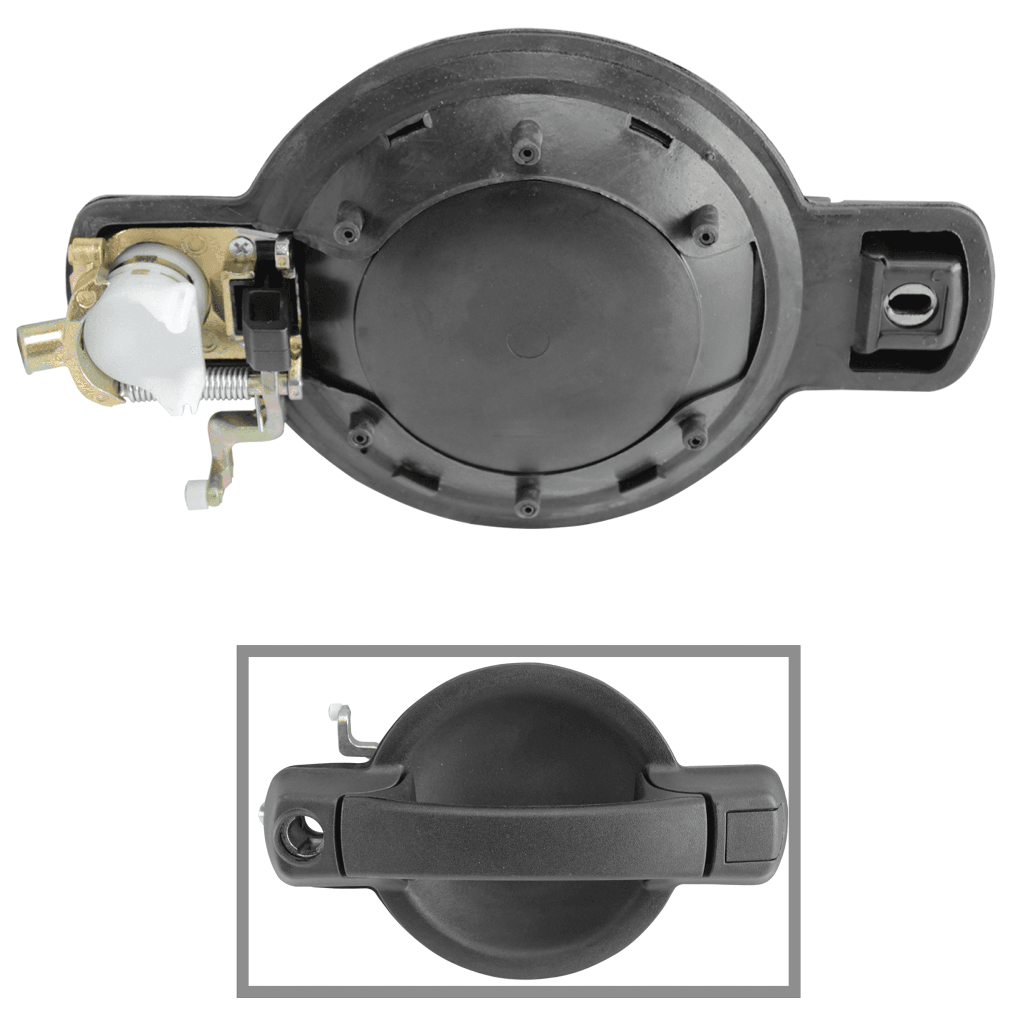 Poignée de porte extérieure avant droite pour Fiat Doblo PARTSLINE SC33451