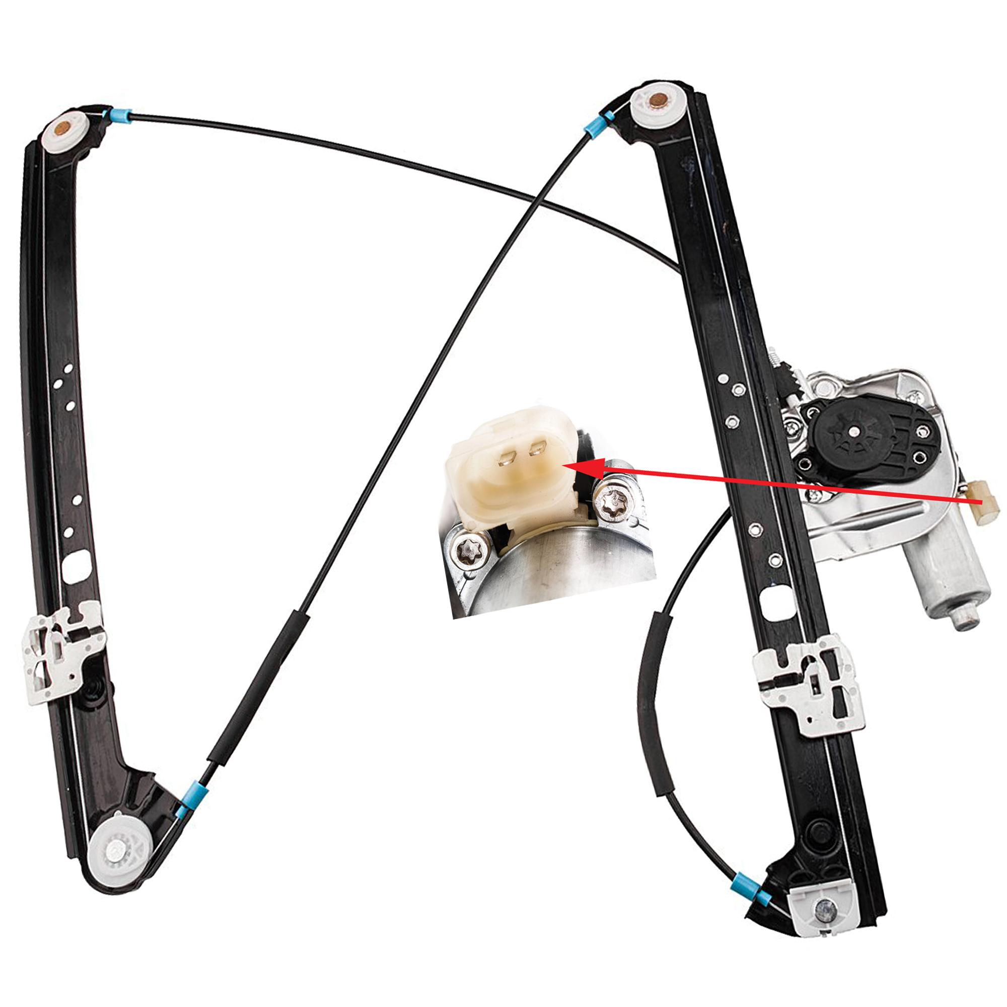 Lève-vitre électrique avec moteur avant droit pour Bmw Série X5 (2000-2006) PARTSLINE SC55797