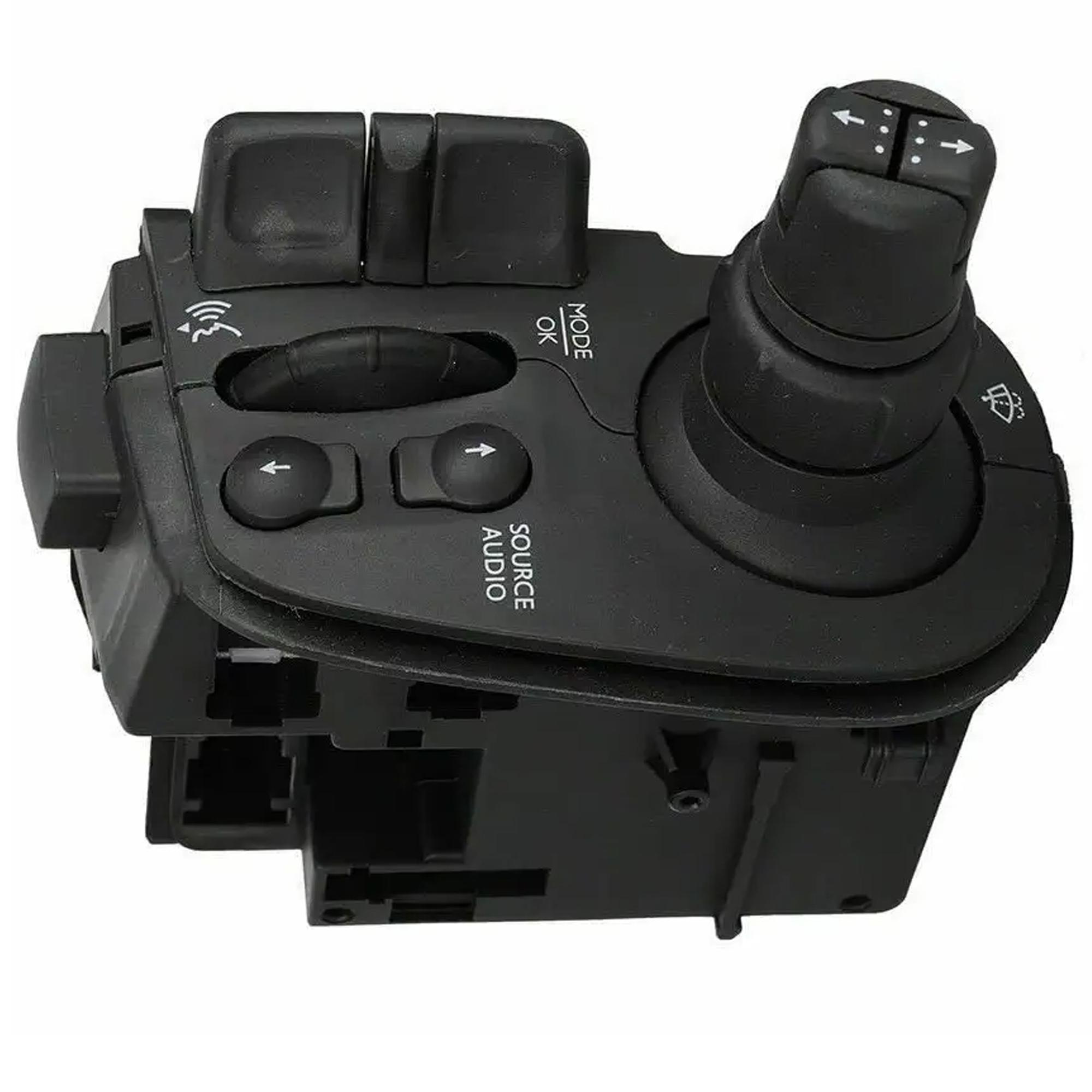 Commodo, commande essuie glace + autoradio pour Renault Clio 3 Kangoo 2 Modus PARTSLINE SC55813