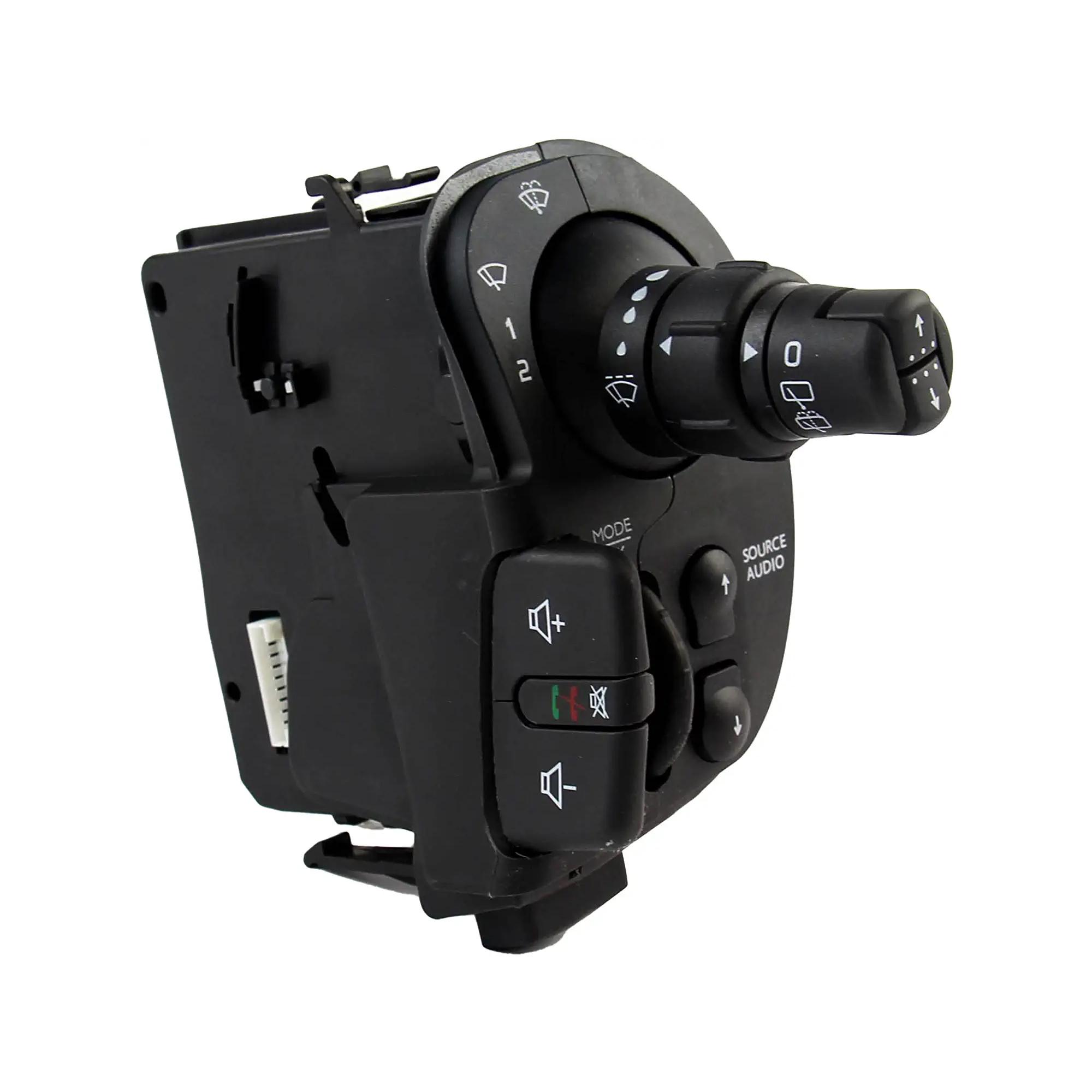 Commodo, commande essuie glace + autoradio pour Renault Clio 3 Kangoo 2 Modus PARTSLINE SC55813