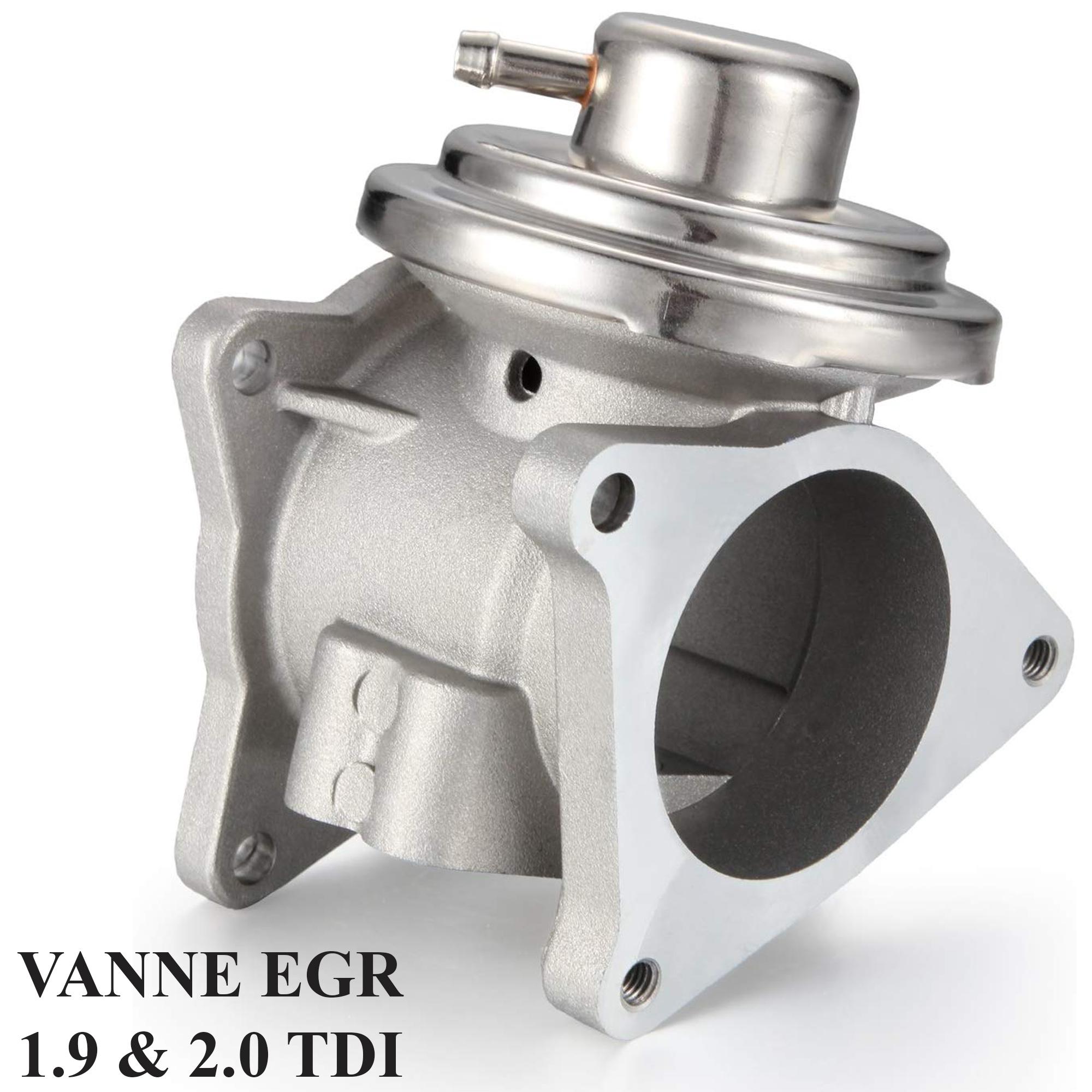 Vanne EGR pneumatique, Valve pour Audi Seat Skoda VW moteur 1.9 TDi ou 2.0 TDi PARTSLINE SC55896
