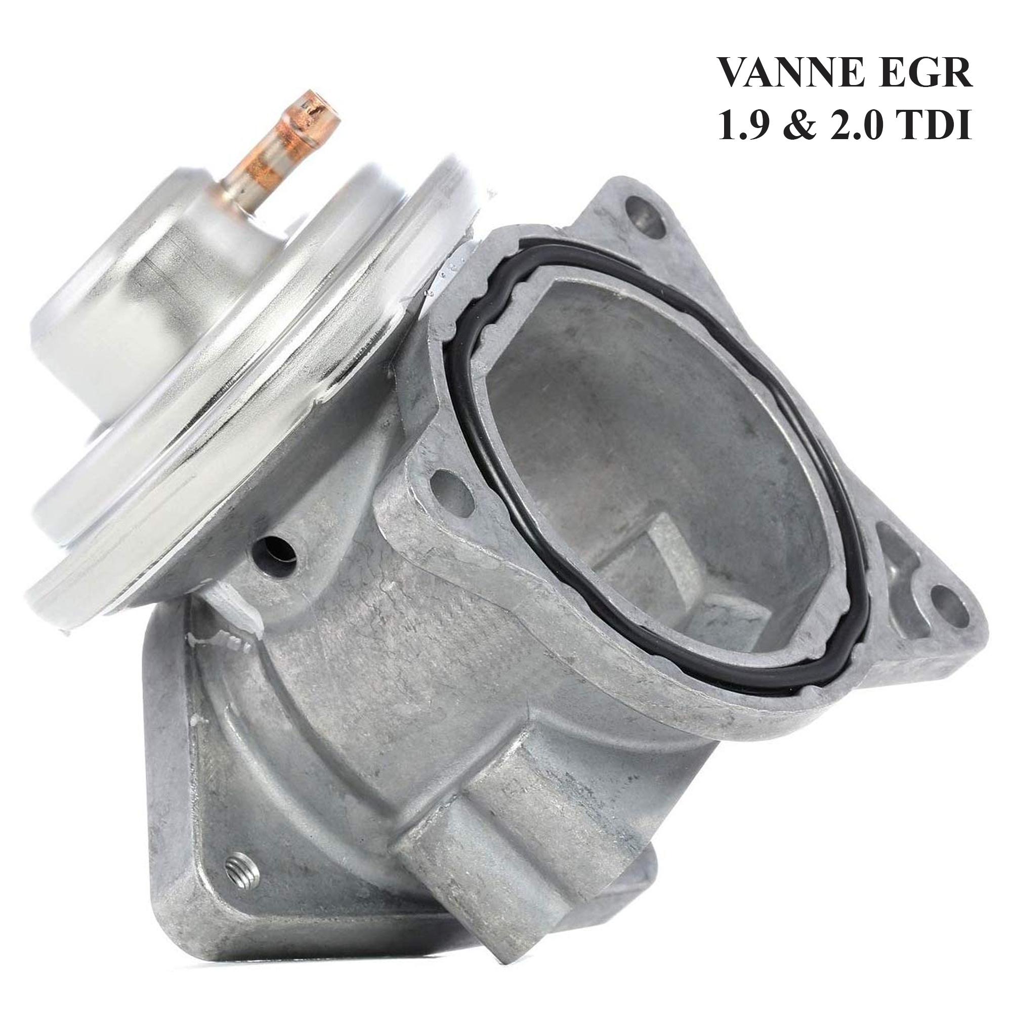 Vanne EGR pneumatique, Valve pour Audi Seat Skoda VW moteur 1.9 TDi ou 2.0 TDi PARTSLINE SC55896