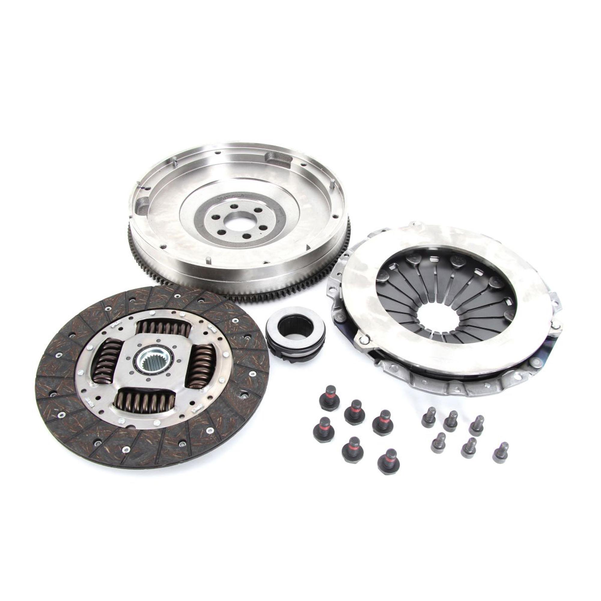 Kit d'embrayage Volant Moteur FIXE pour Audi A4, A6, VW Passat 1.9 TDi 90 110 PARTSLINE SC56266