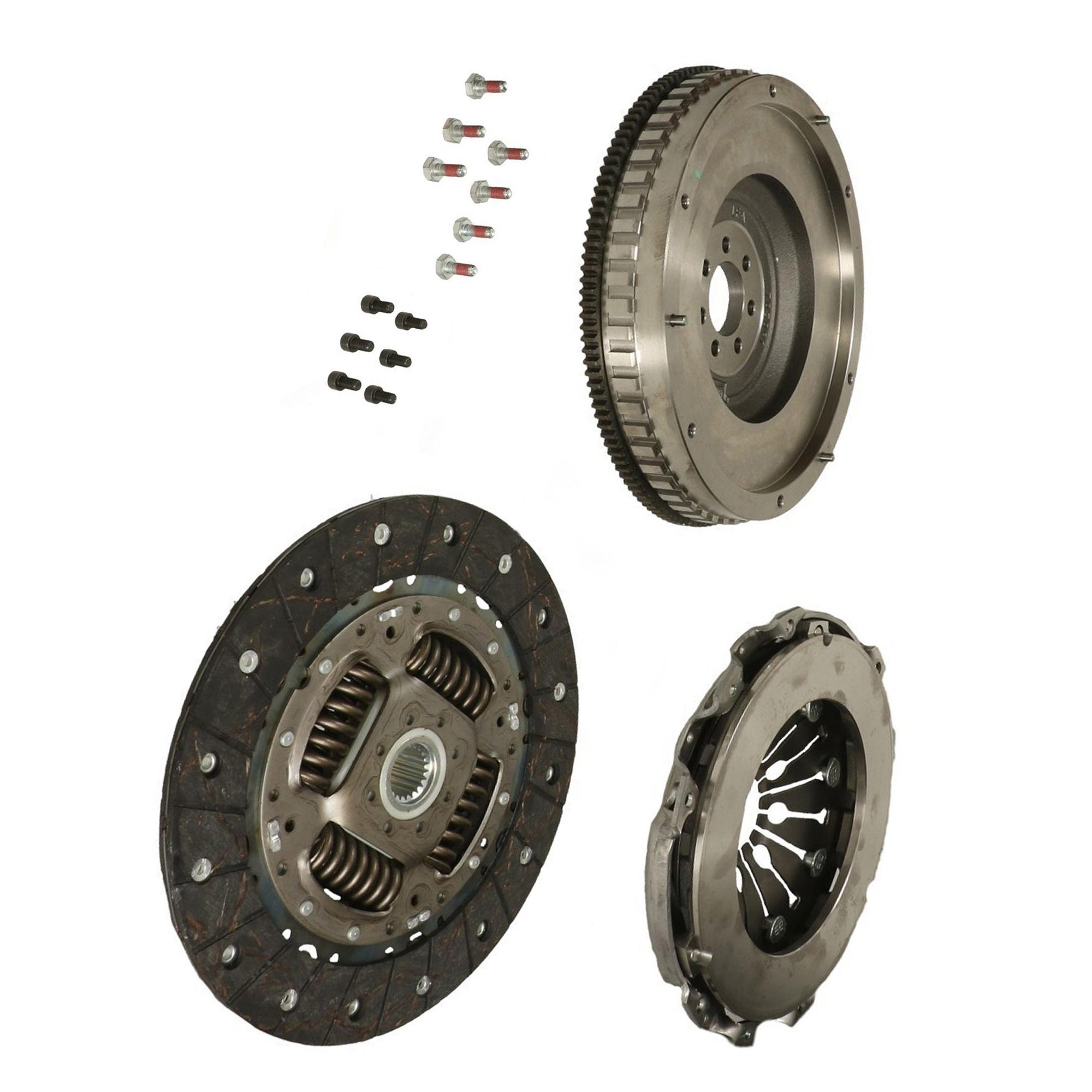 Kit d'embrayage Volant Moteur FIXE pour Nissan, Renault 1.9 dCi 90 115 120 131 PARTSLINE SC56267
