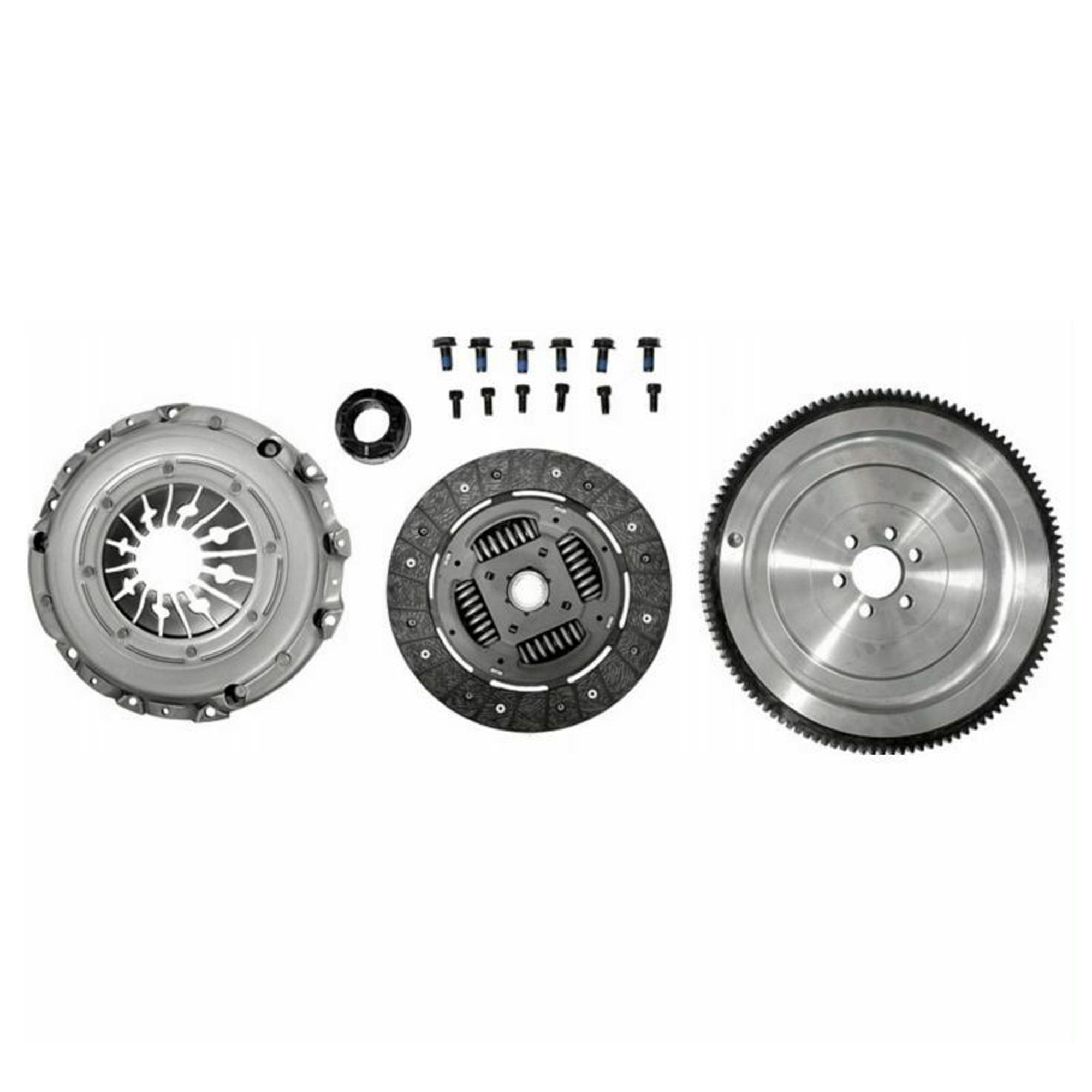 Kit d'embrayage Volant Moteur FIXE pour Audi A4, A6, VW Passat 1.9 TDI 130 AVF PARTSLINE SC56275