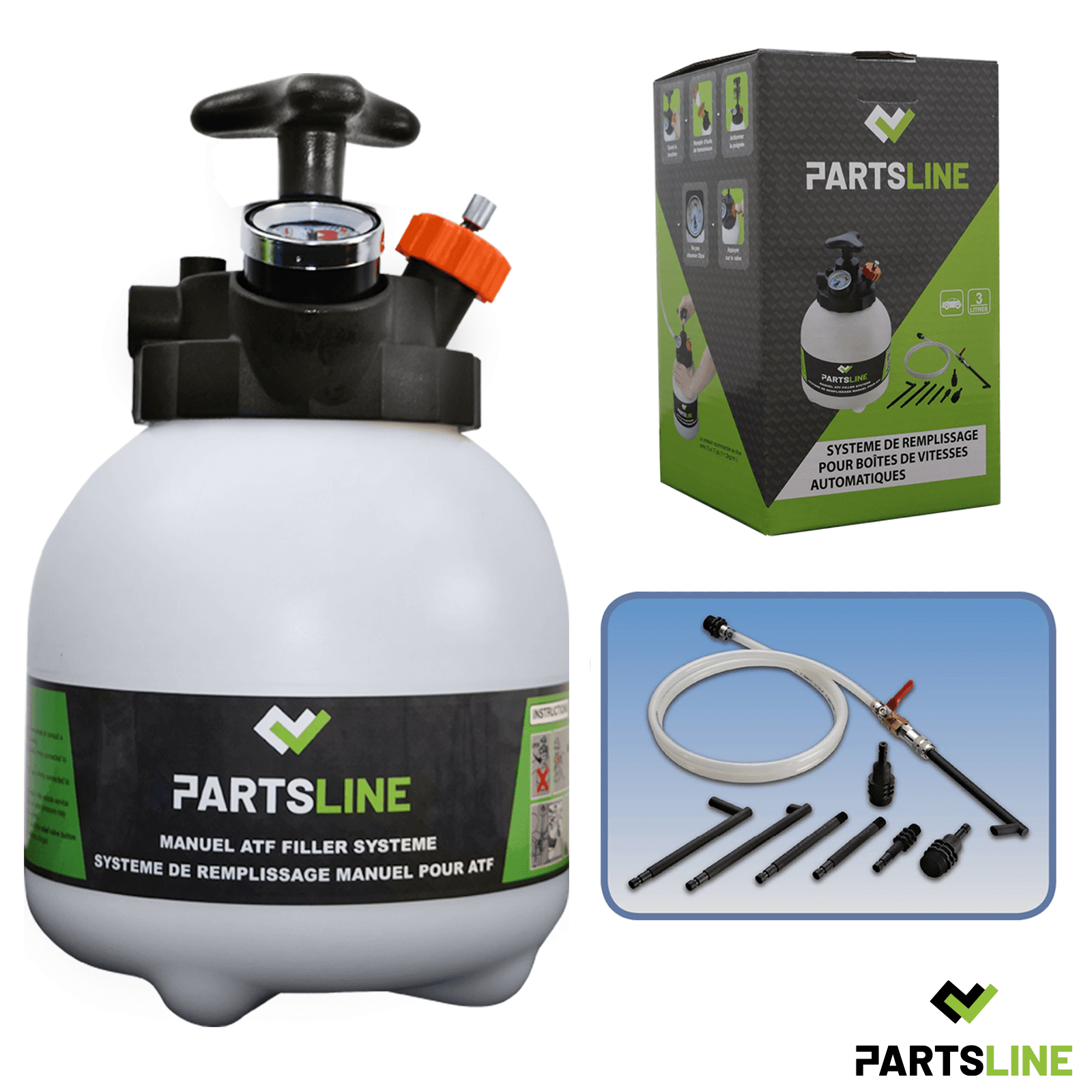 Appareil, Pompe de remplissage d'huile de boîte de vitesse PARTSLINE SC56400