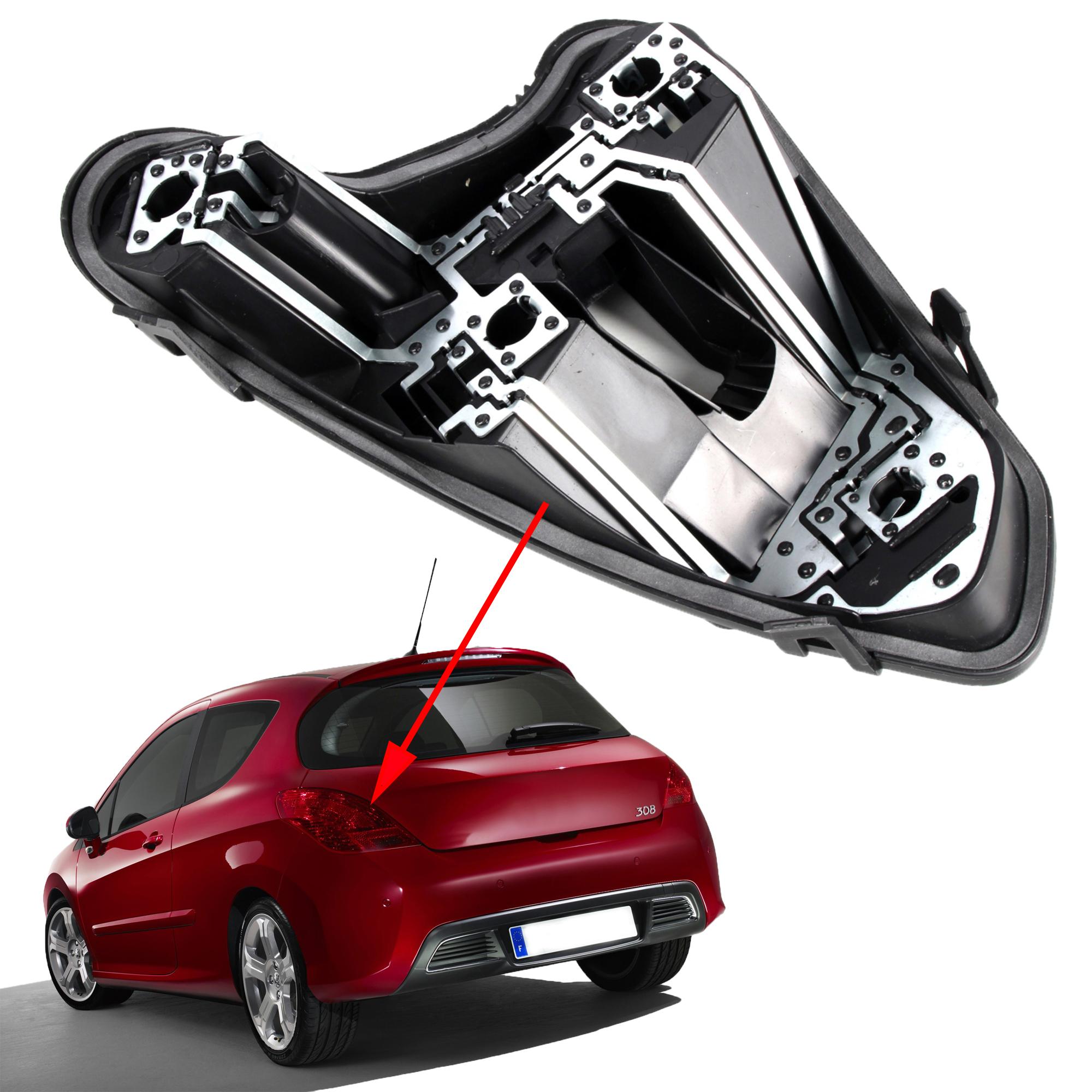 Platine de feu arrière gauche pour Peugeot 308 Berline phase 1 (jusque 2014) PARTSLINE SC56401
