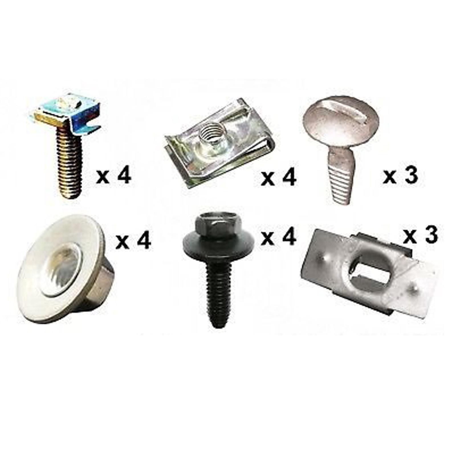 Kit clips cache sous moteur pour Citroen Xantia Peugeot 307 PARTSLINE SC56503