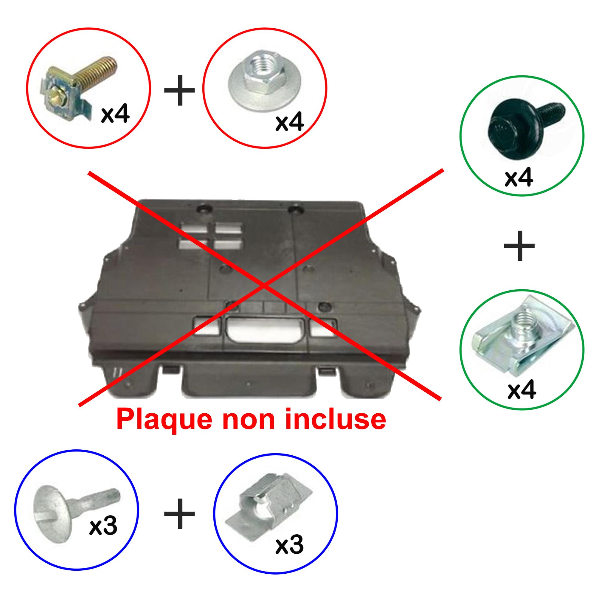 Kit fixations cache sous moteur pour 308 C4 Picasso PARTSLINE SC56505
