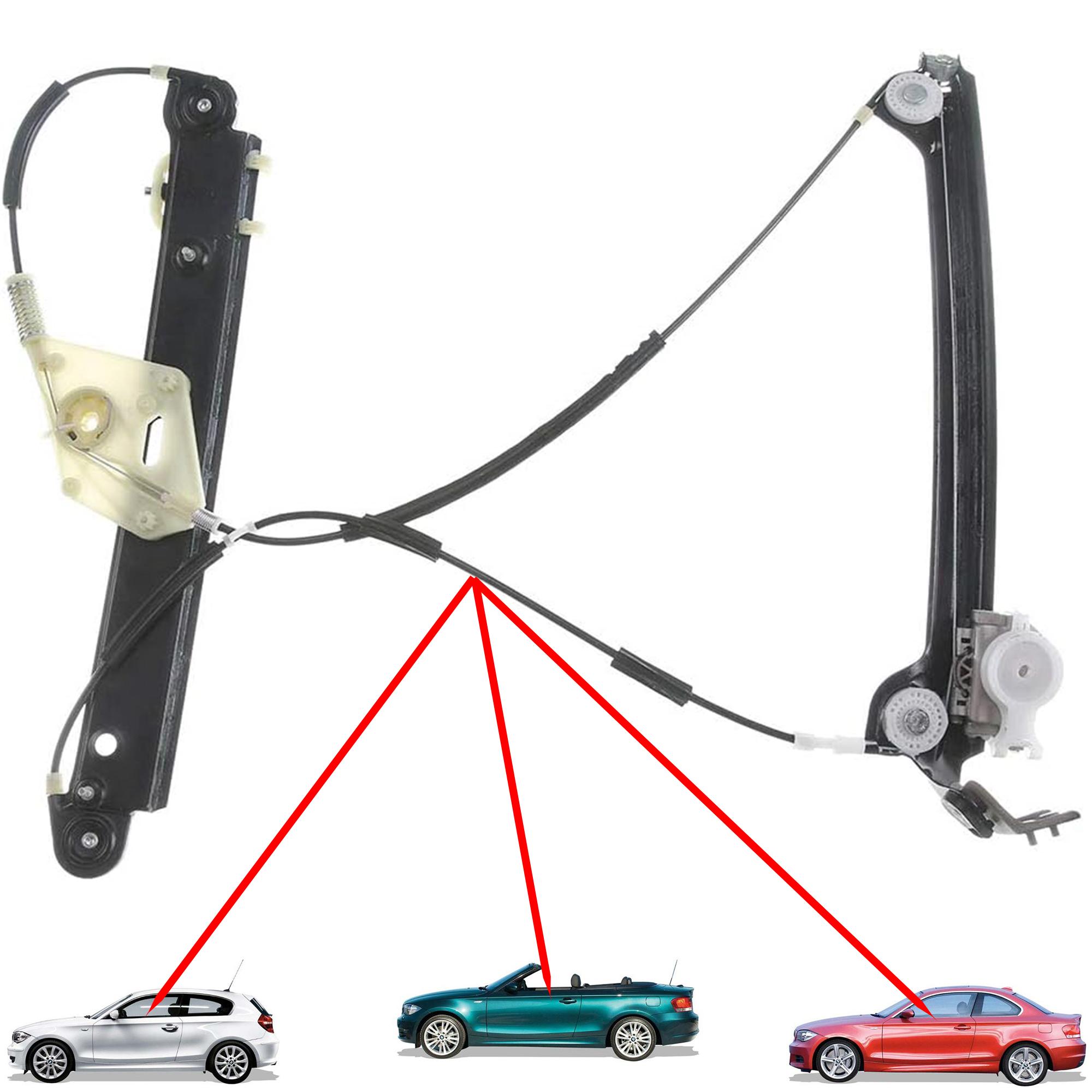 Mécanisme de lève-vitre avant gauche pour Bmw Série 1 (3 portes) PARTSLINE SC56636