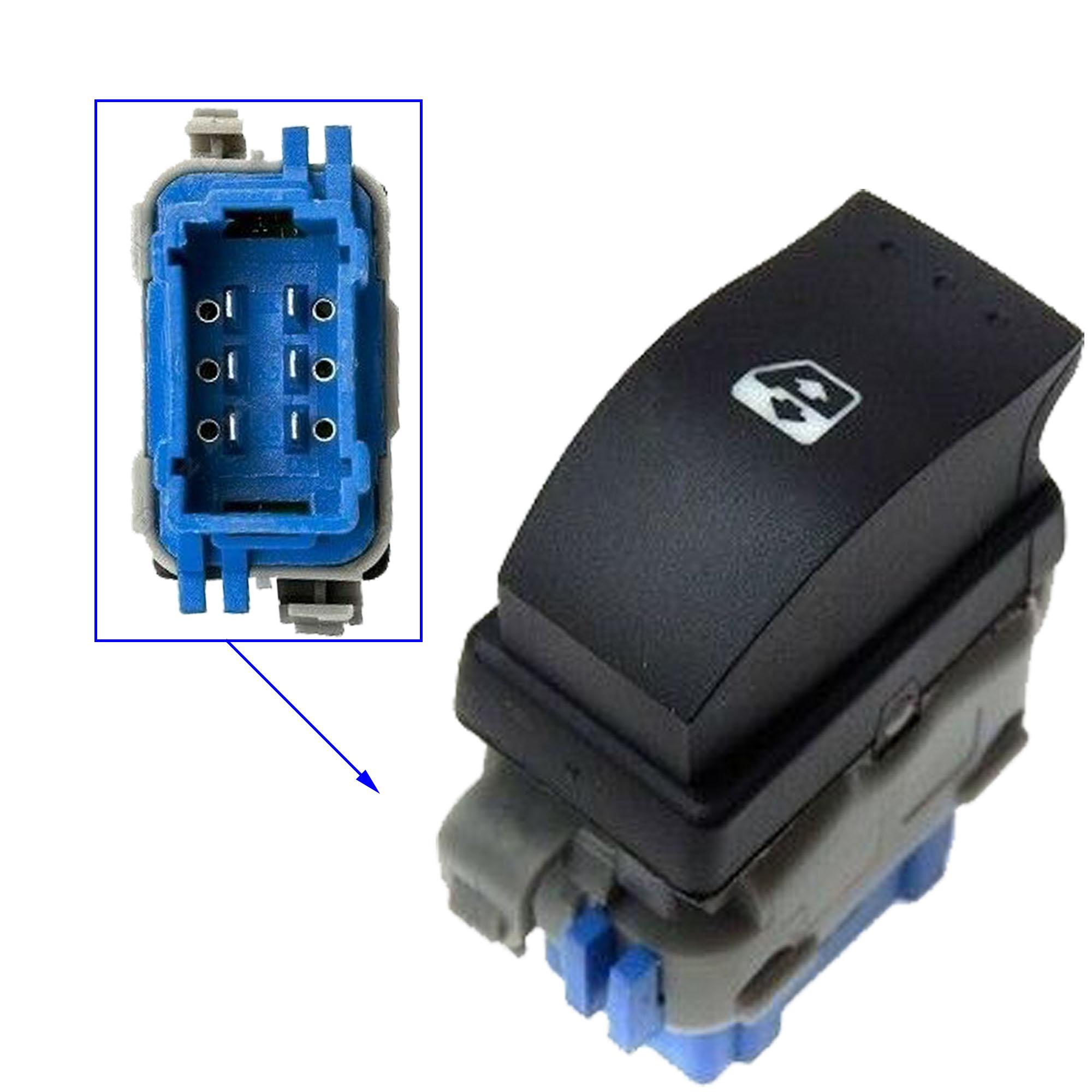 Bouton de lève-vitre avant ou arrière gauche ou droit pour Nissan Opel et Renault PARTSLINE SC56841