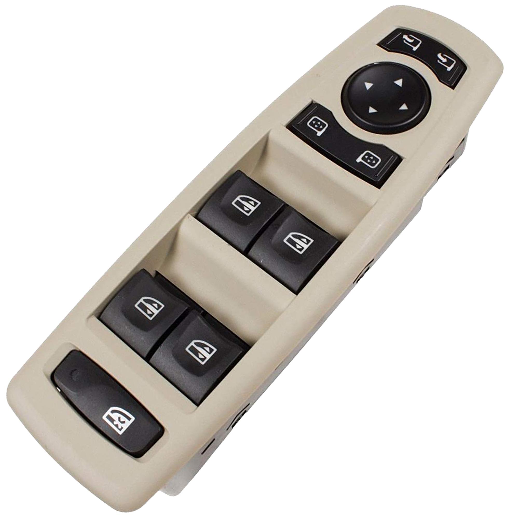 Platine beige boutons leve vitre avant gauche pour Megane 3 Laguna III PARTSLINE SC56951