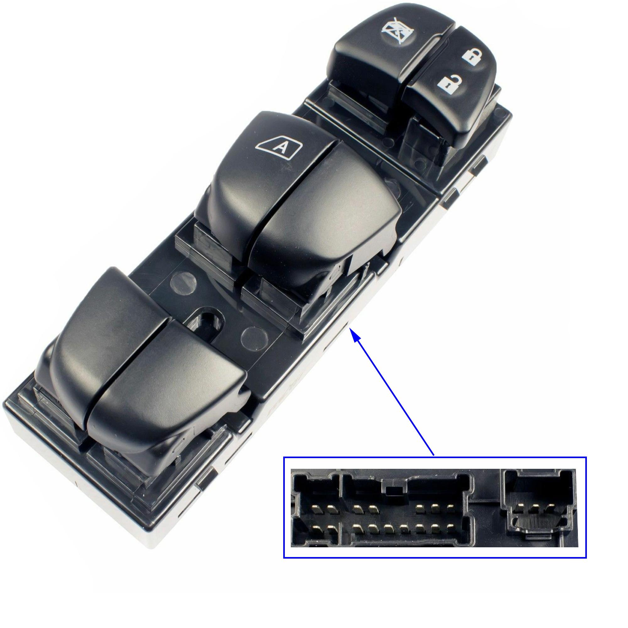 Commande bouton leve vitre avant gauche pour Juke PARTSLINE SC56954